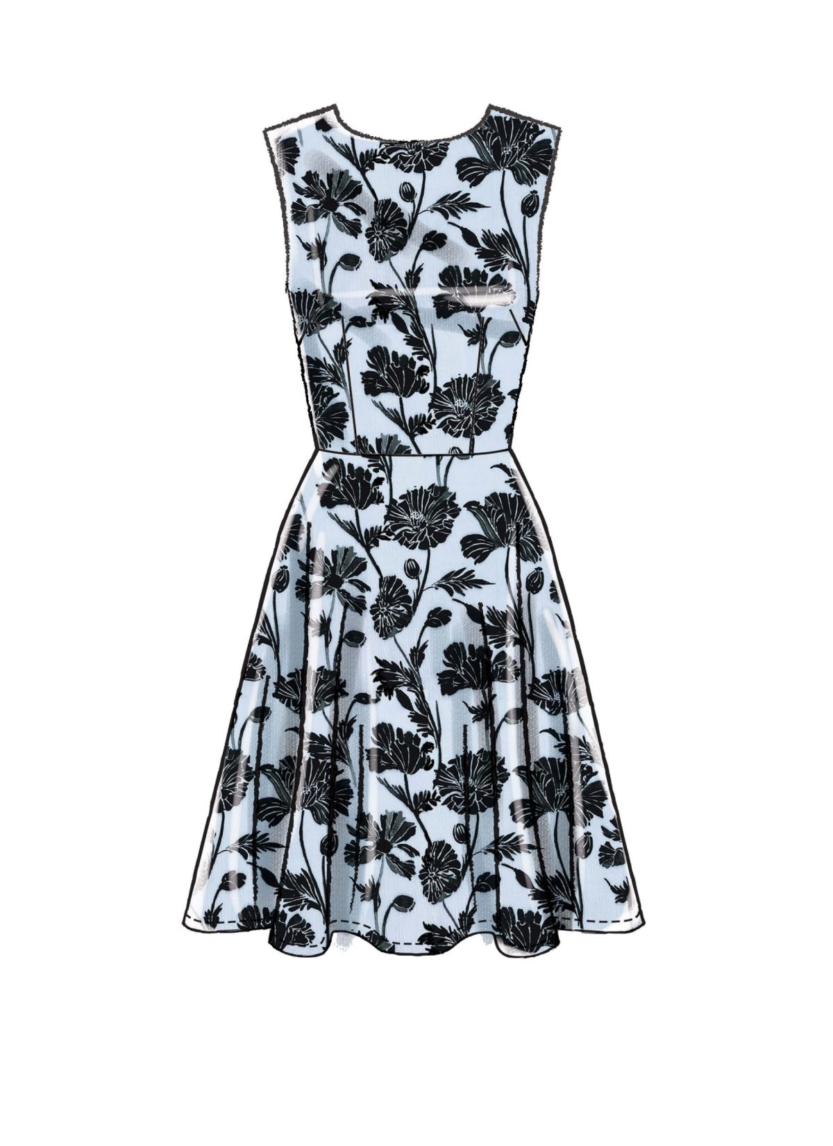 McCall's PDF Sewing Pattern M7994 Misses' Dress