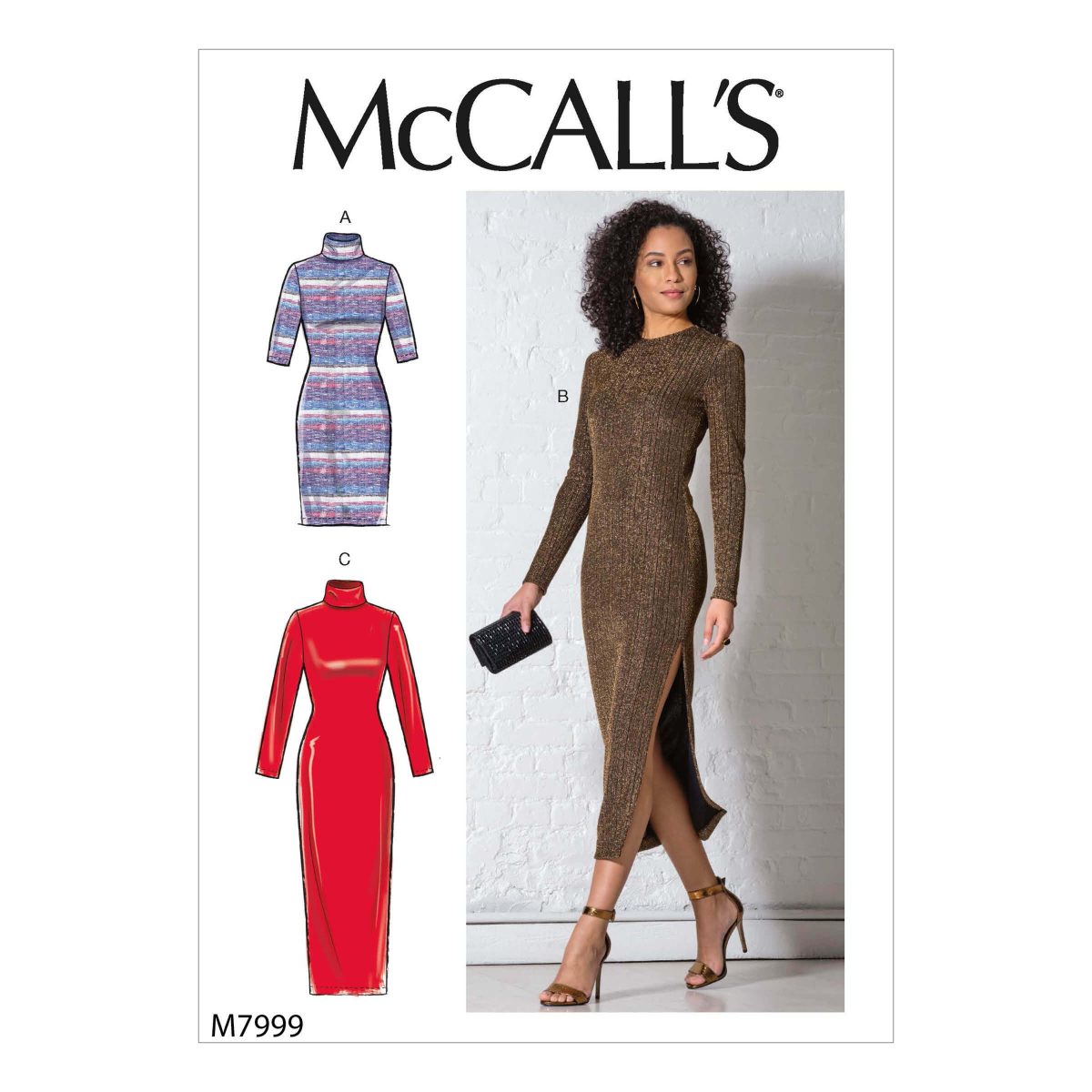 McCall's Sewing Pattern M7999 Misses' Dresses