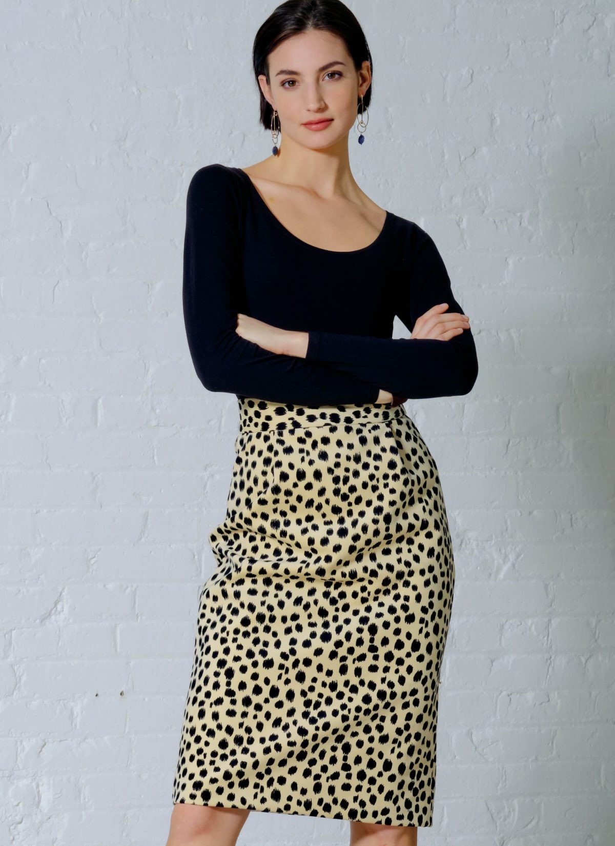 McCall's Sewing Pattern M8004 Misses' Skirt and Belt