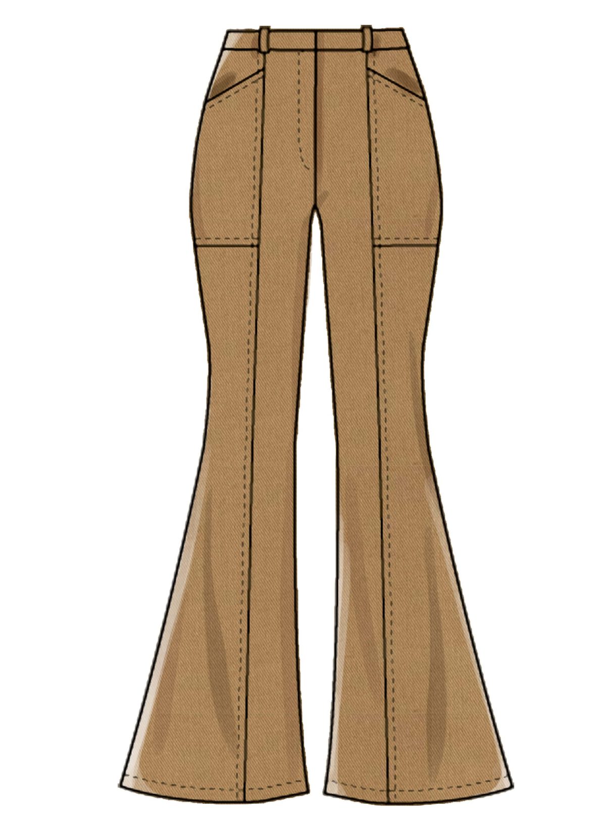 McCall's Sewing Pattern M8007 Misses' Trousers