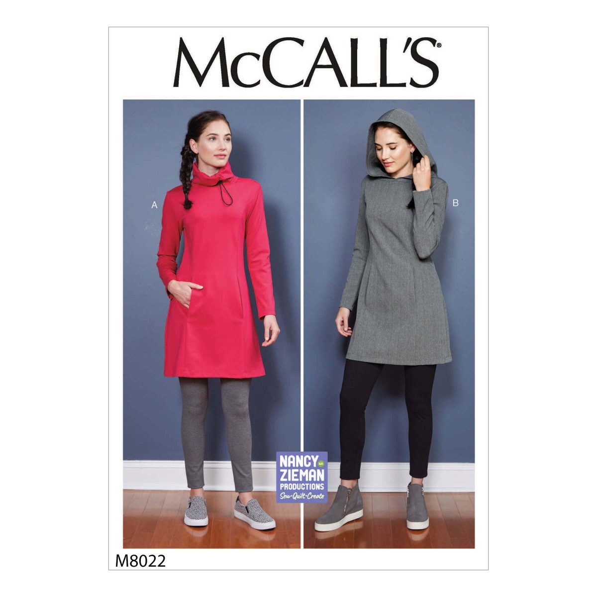 McCall's Sewing Pattern M8022 Misses' Dresses, Nancy Zieman