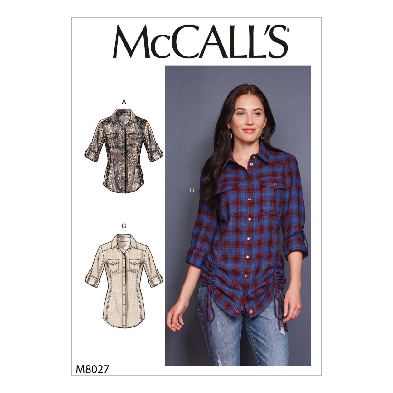 McCall's Sewing Pattern M8027 Misses' Tops