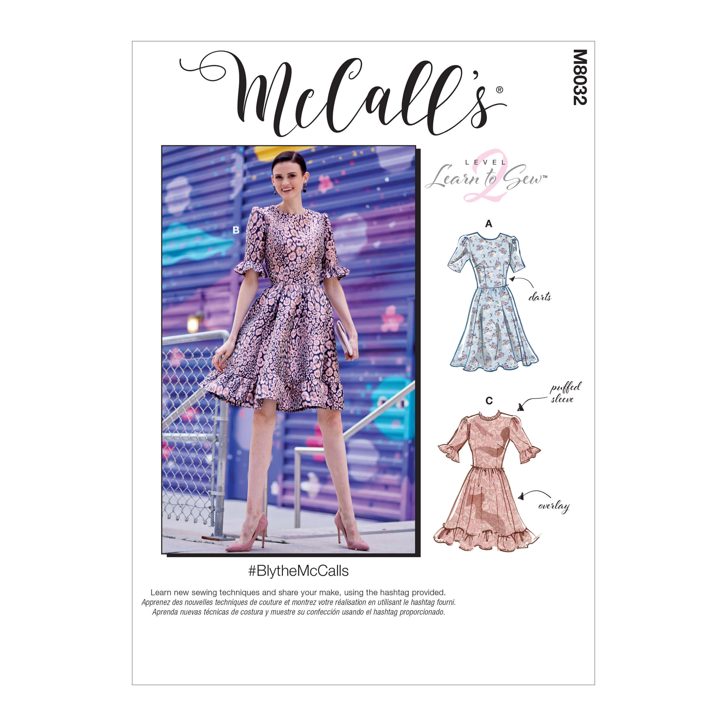 McCall’s Sewing Patter M8032 Misses’ Dresses #BlytheMcCalls