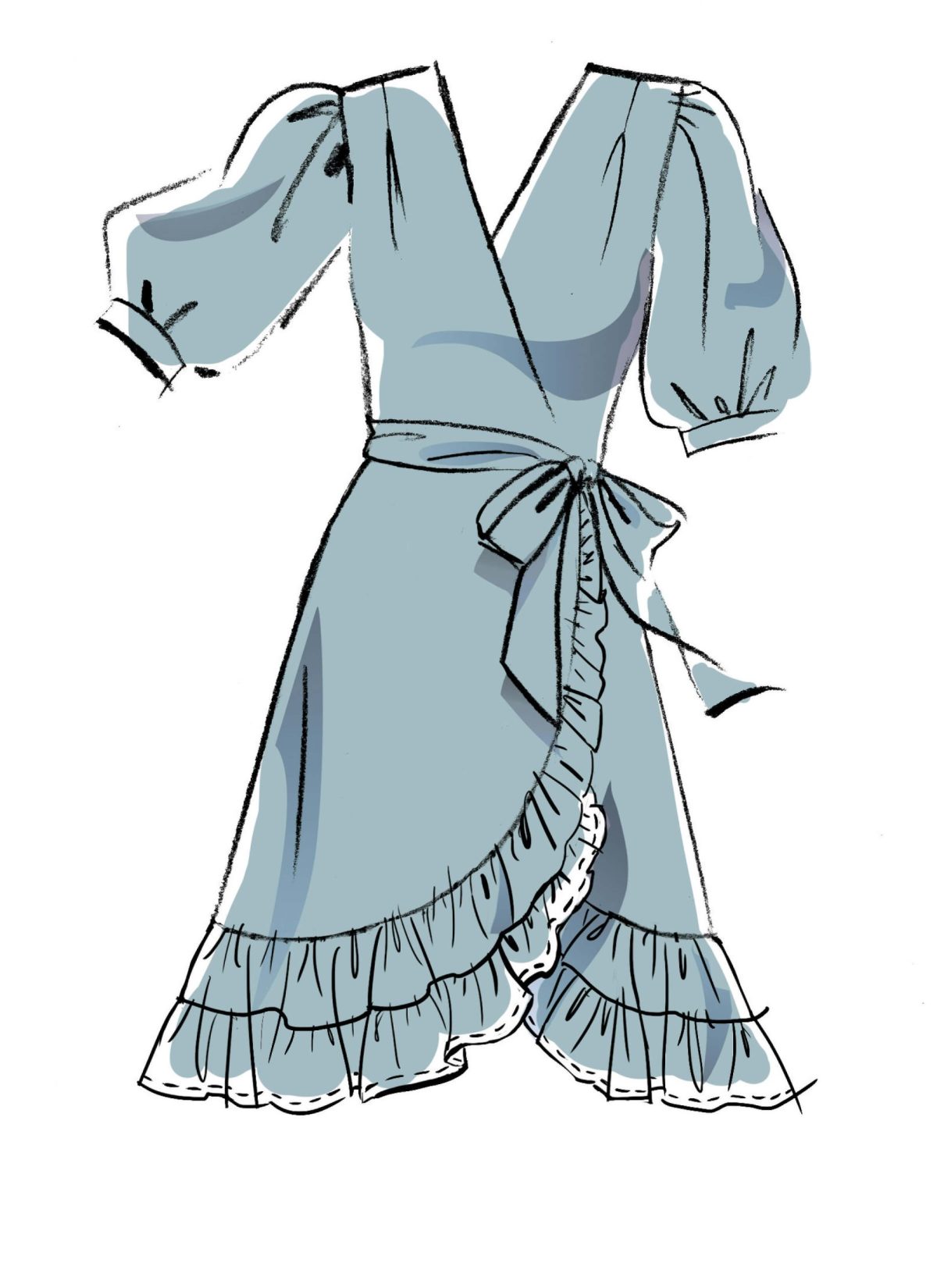 McCall's Sewing Pattern M8036 Misses' Dresses & Sash #SashaMcCalls