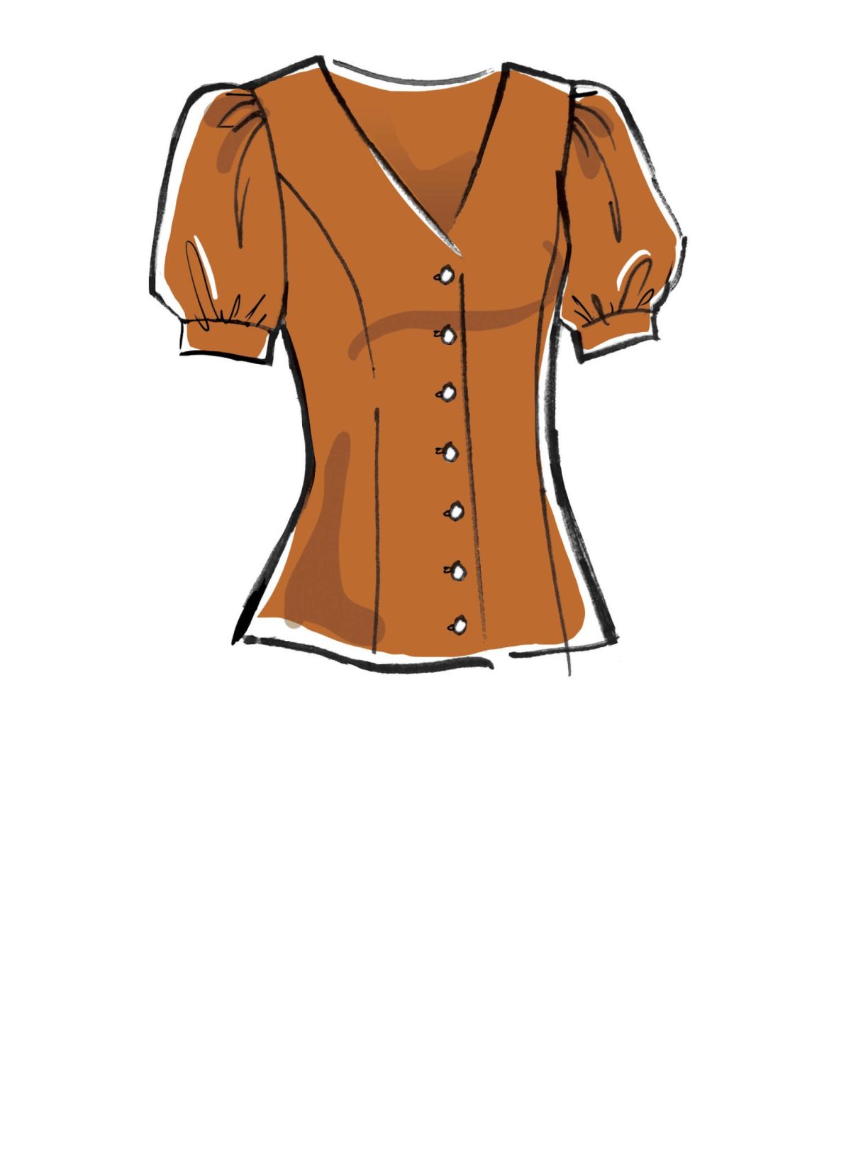 McCall's Sewing Pattern M8040 Misses' Tops #EmmieMcCalls