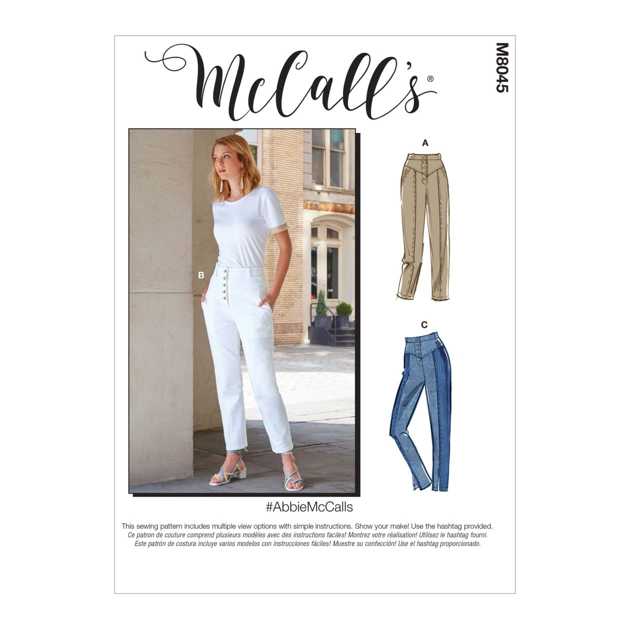 Misses' Trousers M8045 #AbbieMcCalls