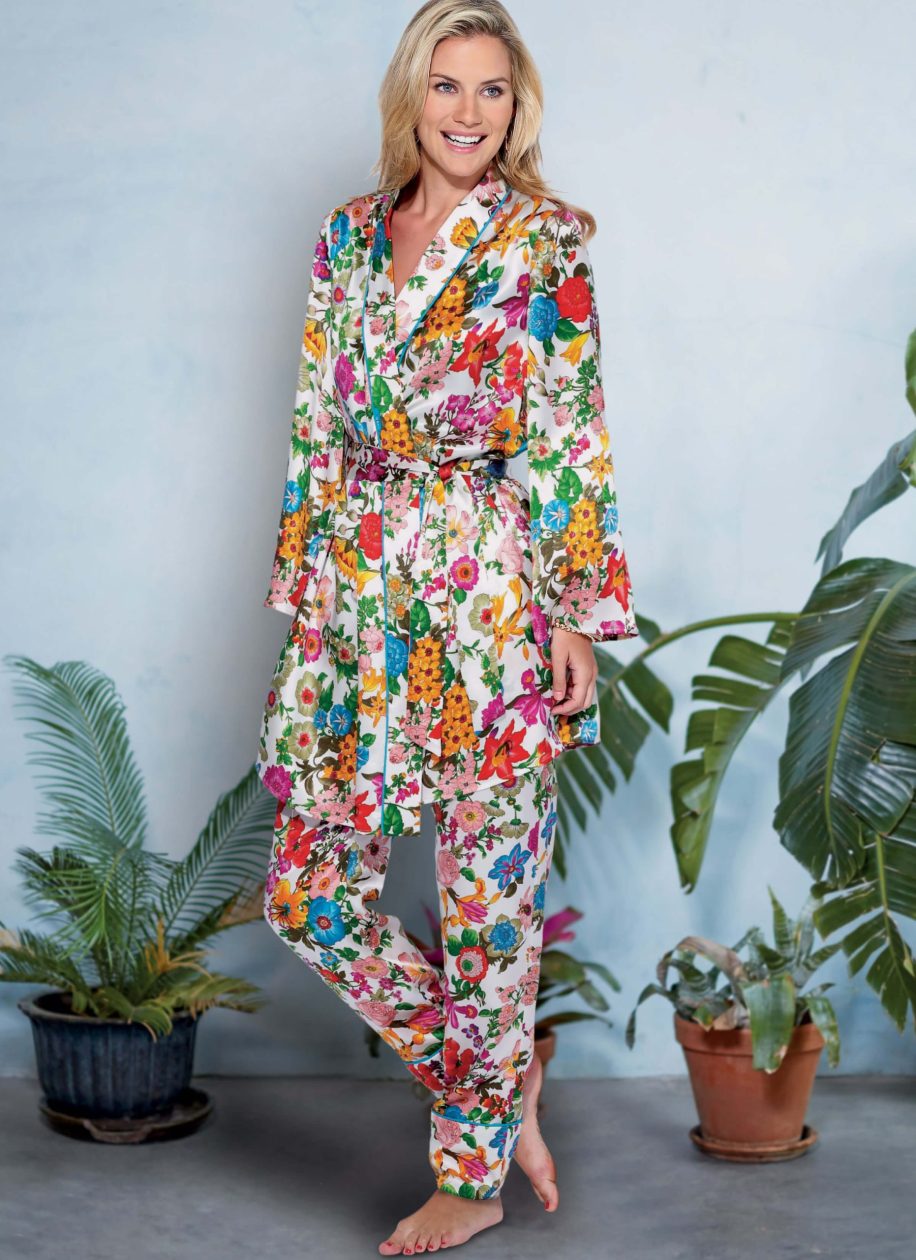 Misses' Robe, Belt, Tops, Shorts and Trousers #IrisMcCalls