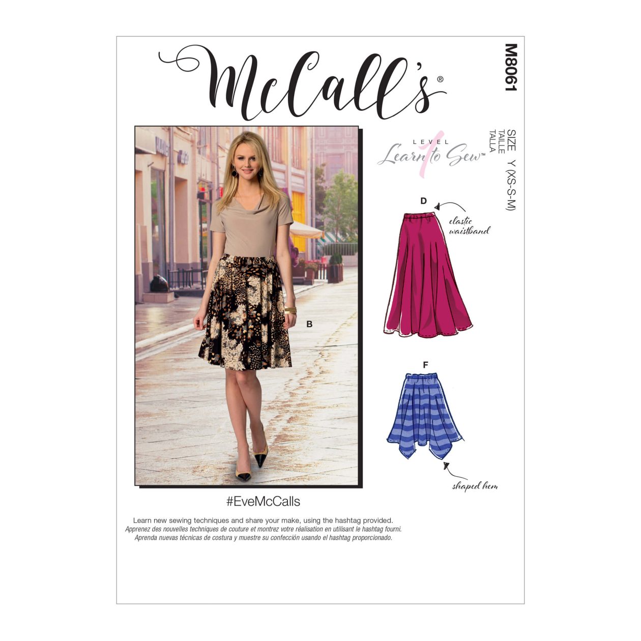 Misses' Flared Skirts #EveMcCalls