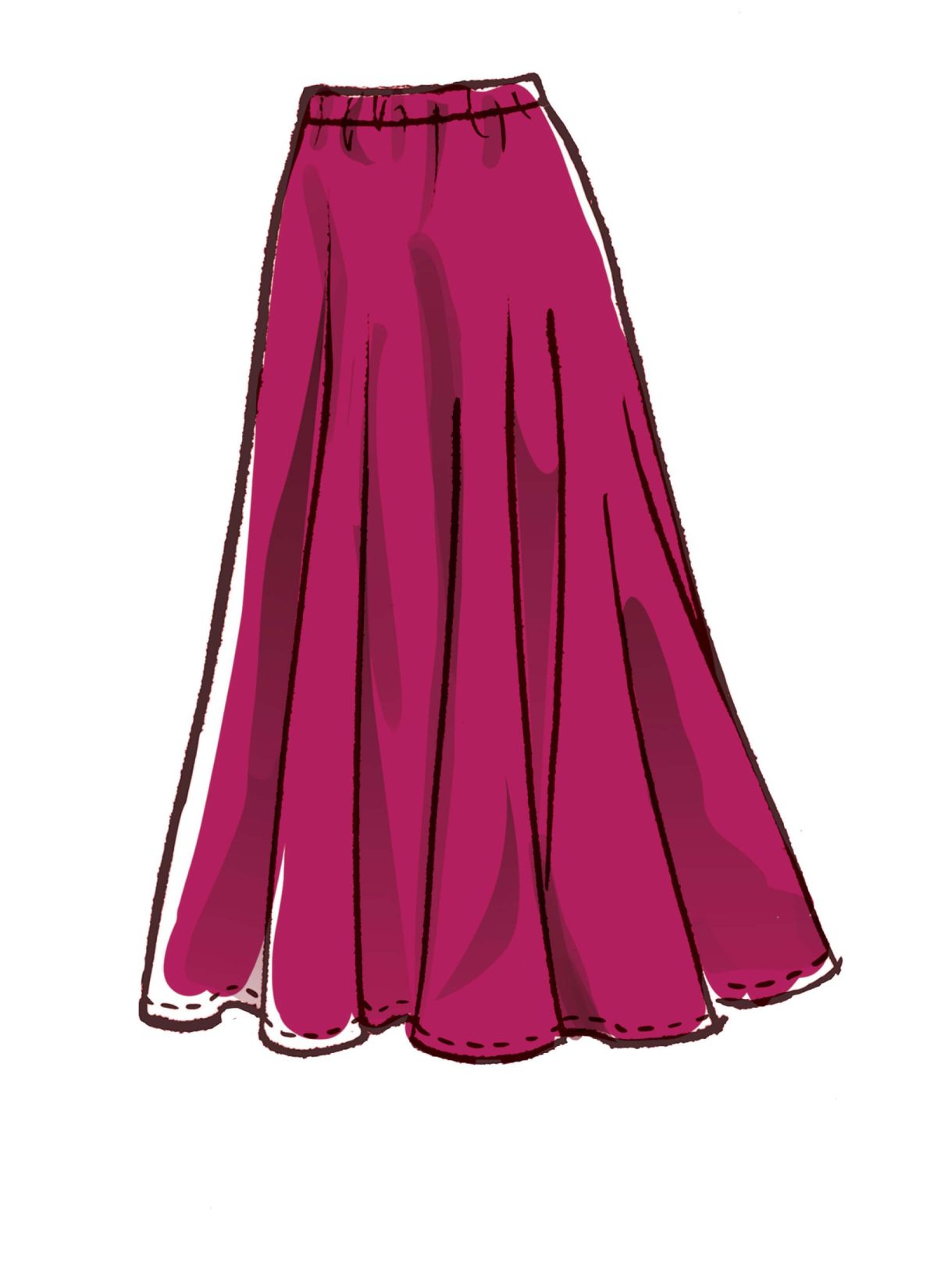 Misses' Flared Skirts #EveMcCalls