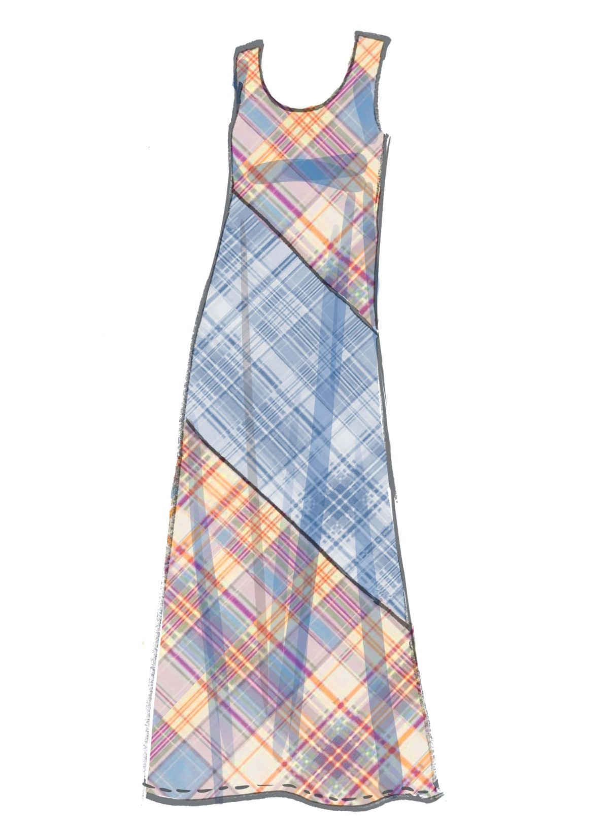 Misses' Pullover Bias-Cut Tank and Short-Sleeve Dresses #RileyMcCalls