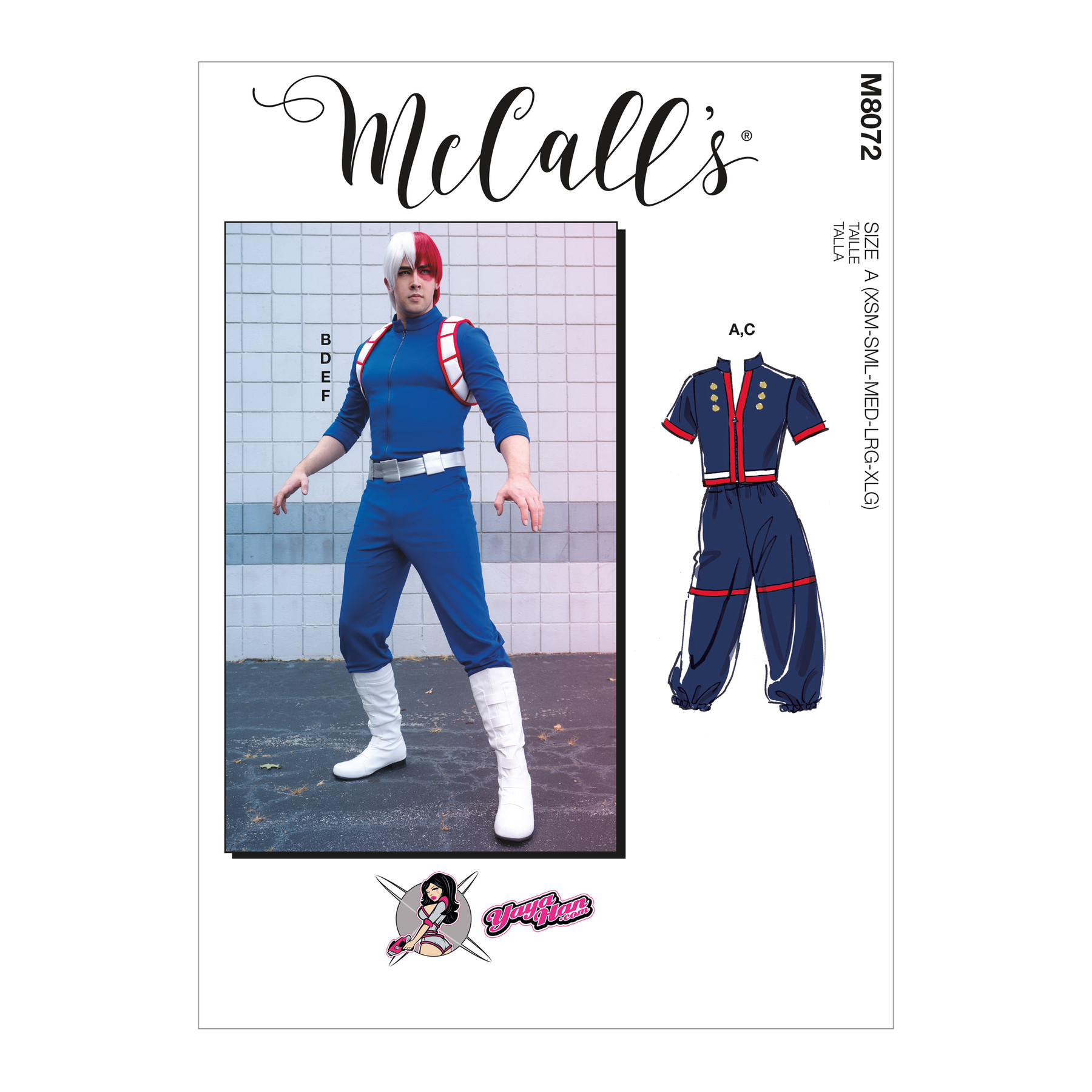 McCall’s Sewing Pattern M8072 Unisex Costume