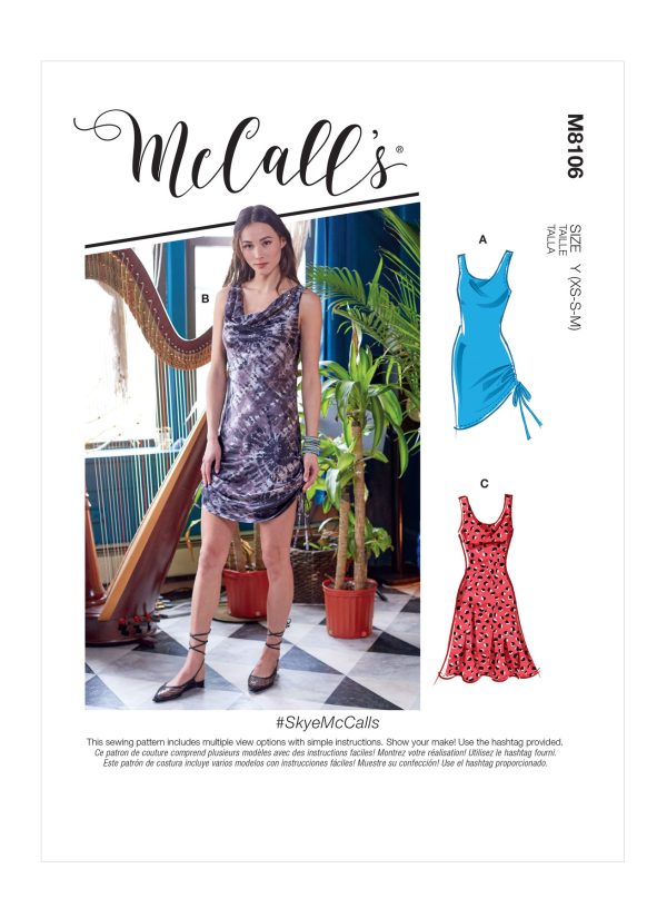 McCall's Sewing Pattern M8106 Misses' Dresses