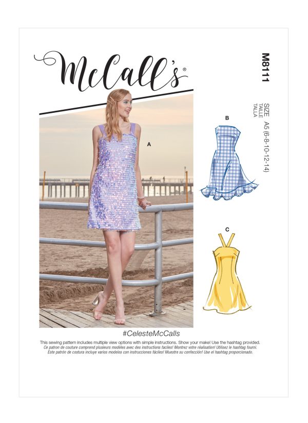 McCall's Sewing Pattern M8111 Misses' Dresses