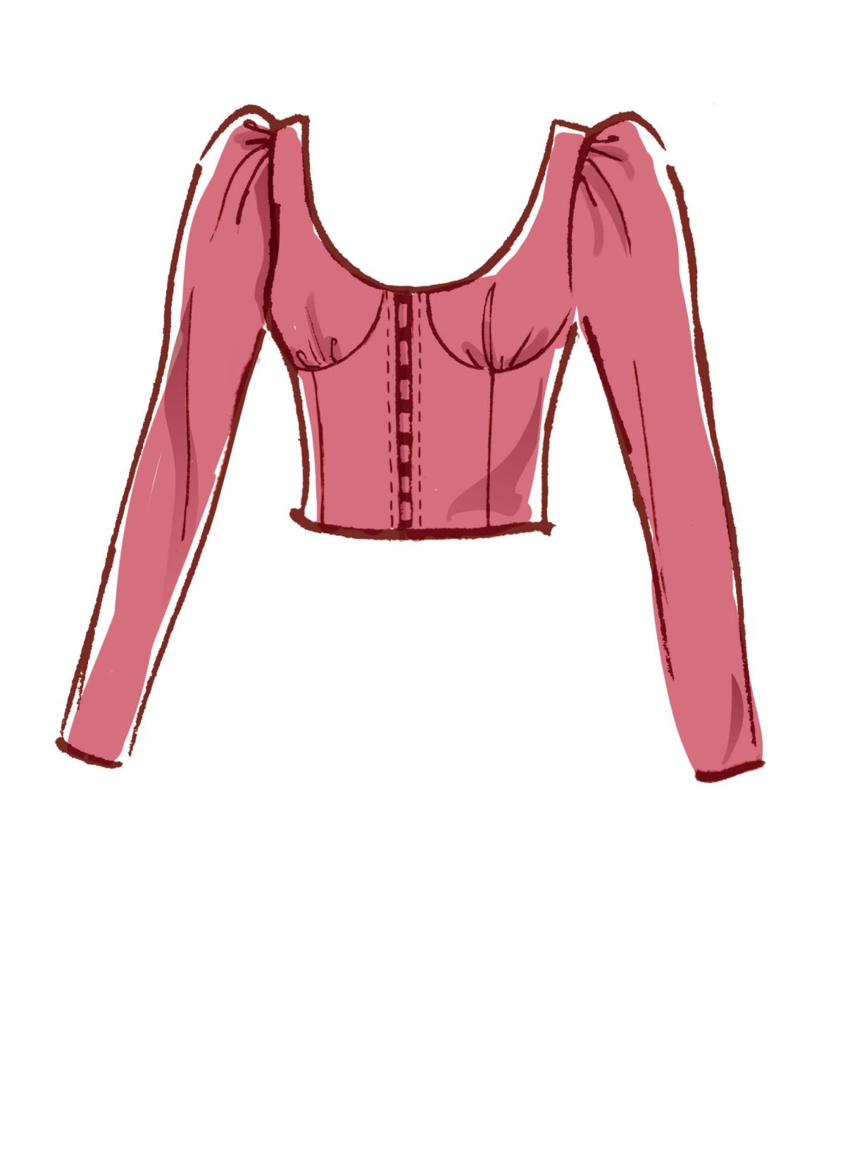 McCall's Sewing Pattern M8116 Misses' Tops. #IndigoMcCalls