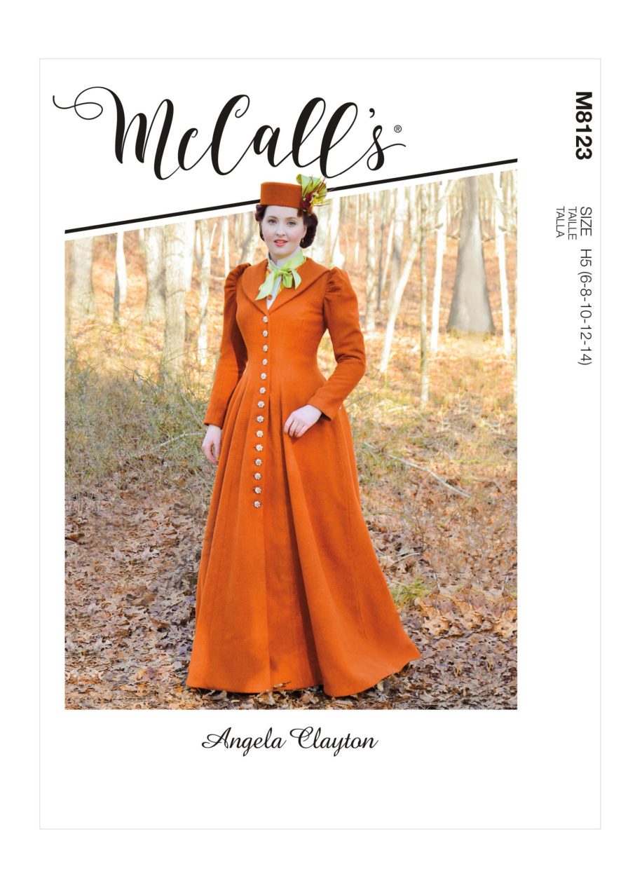 McCall's Sewing Pattern M8123 Misses' Coat Angela Clayton