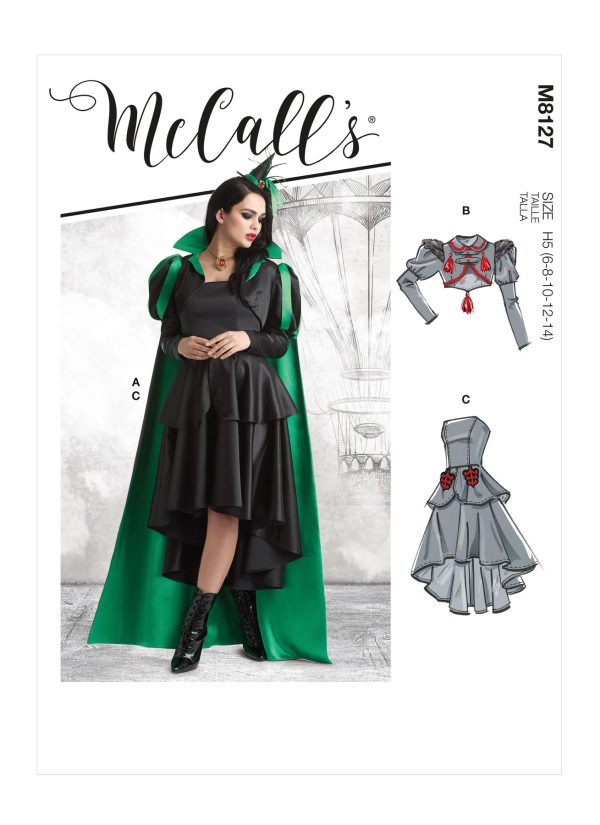 McCall's Sewing Pattern M8127 Misses' Costume