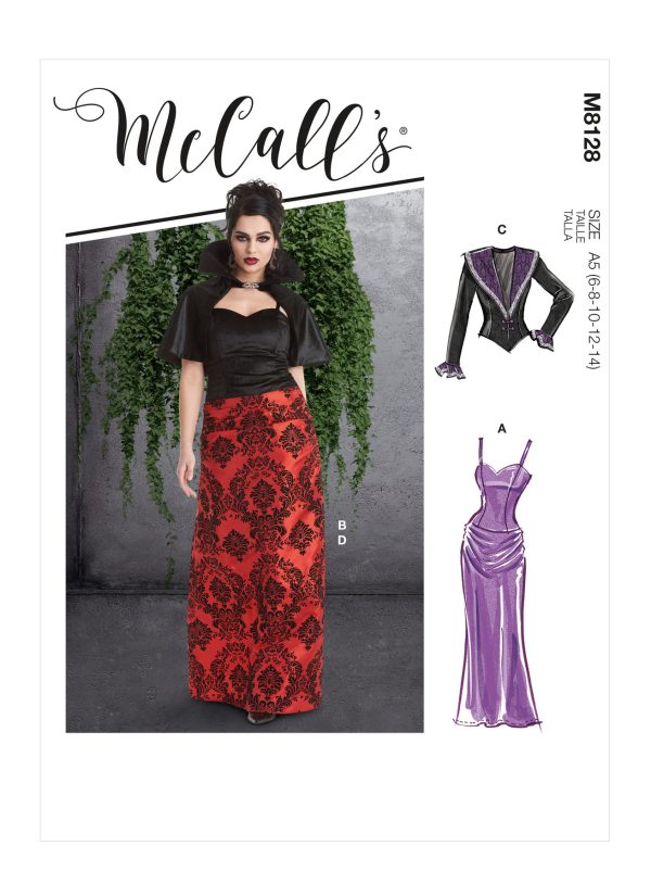 McCall's Sewing Pattern M8128 Misses' Costumes