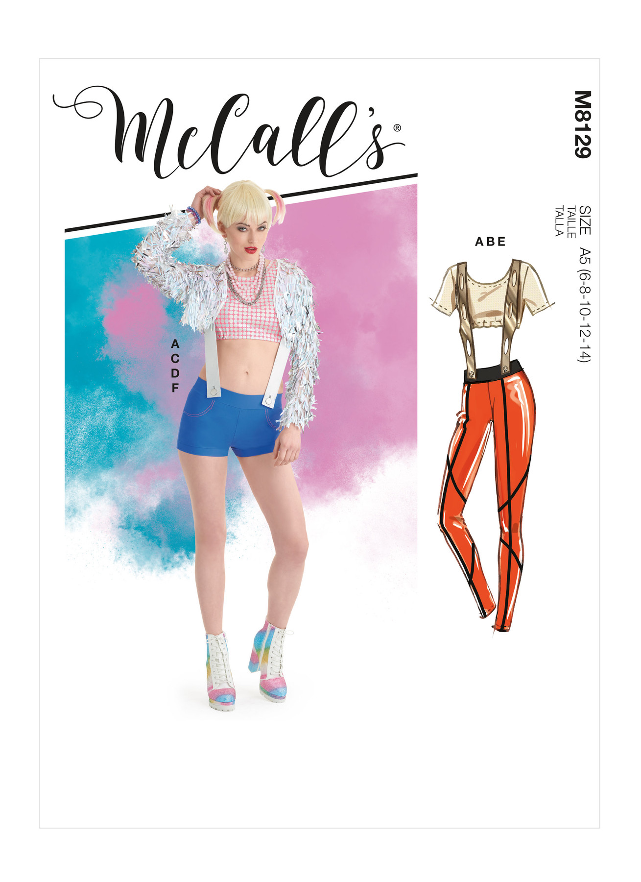 McCall’s Sewing Pattern M8129 Misses’ Costumes