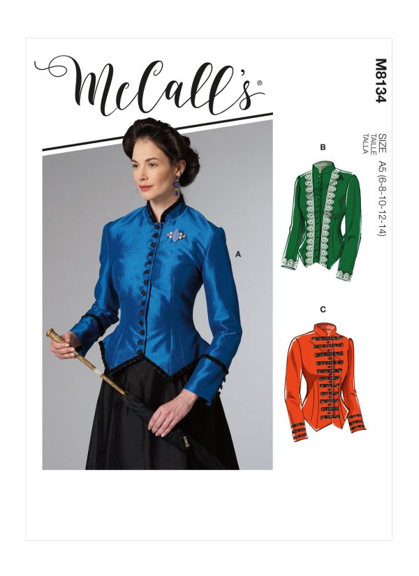 McCall's Sewing Pattern M8134 Misses' Costume