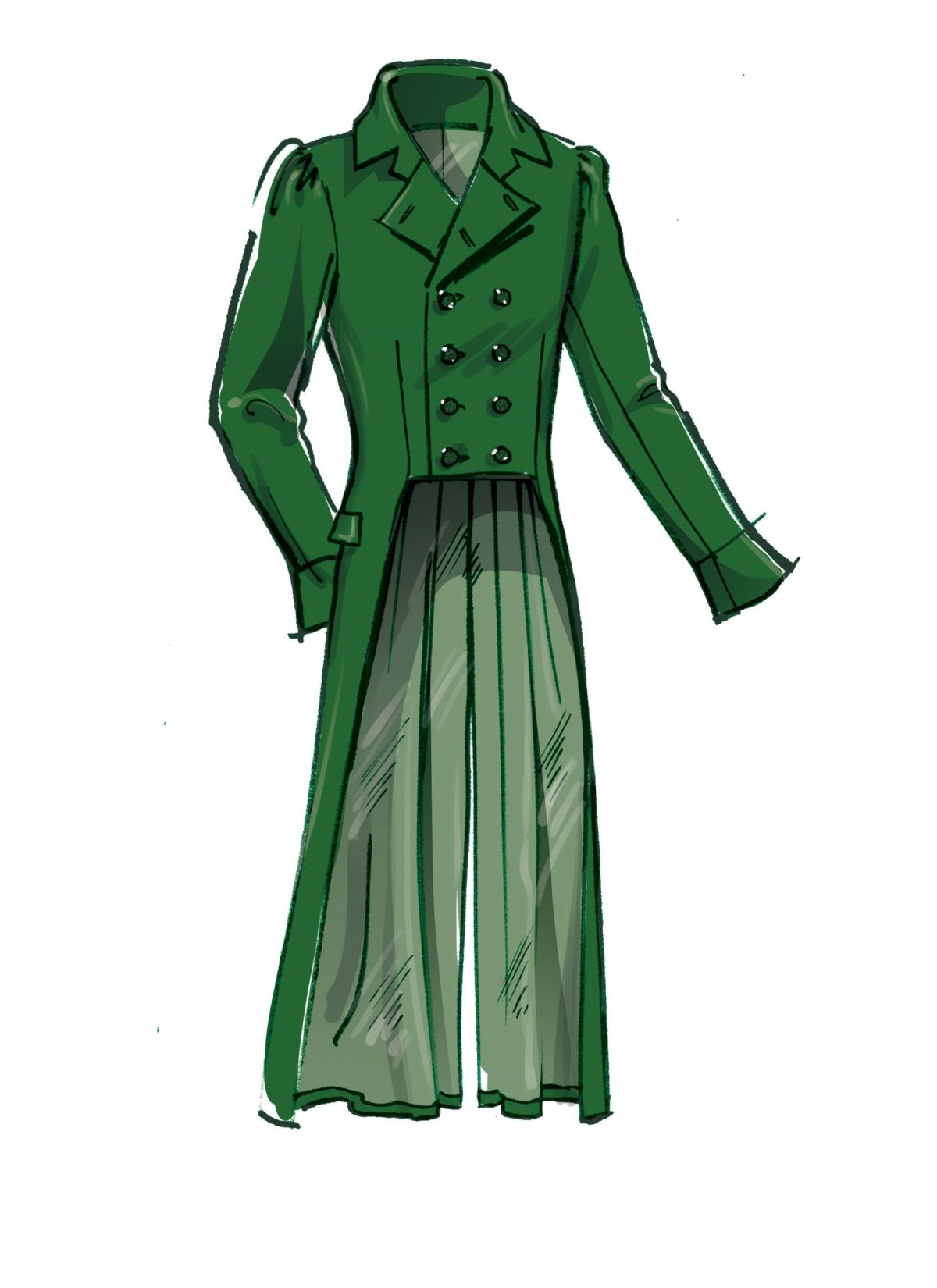 McCall's Sewing Pattern M8135 Men's Historical Jackets or Coats