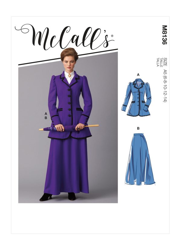 McCall's Sewing Pattern M8136 Misses' Costume