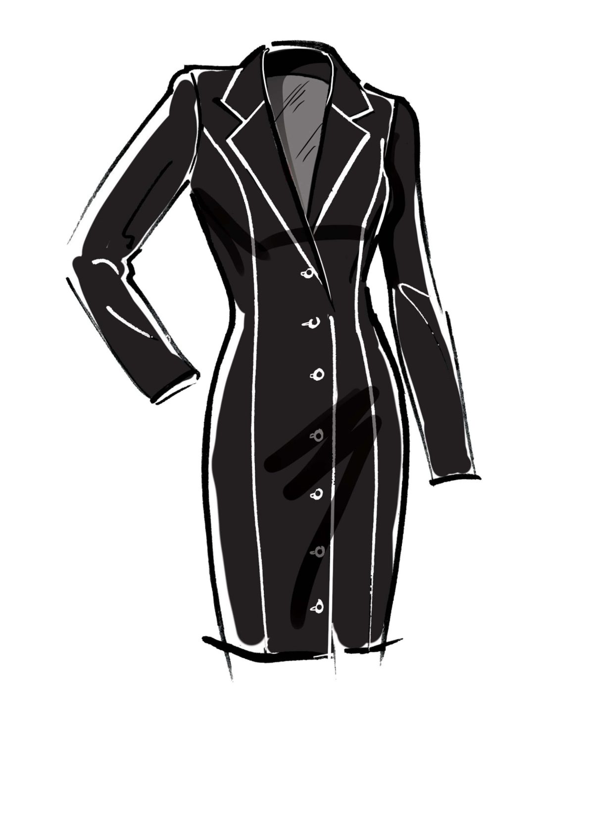 #ParkerMcCalls - Misses' Coat Dress