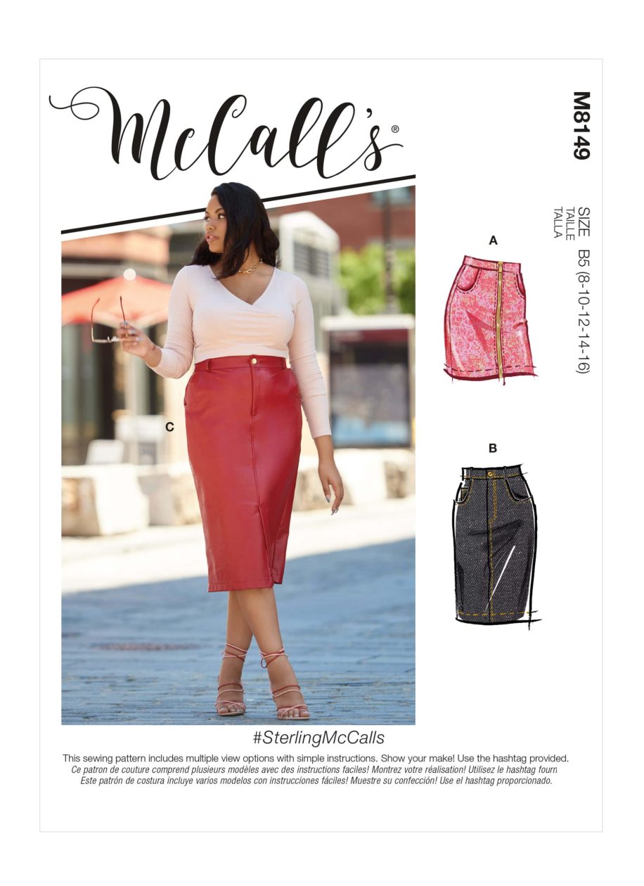 McCall's Sewing Pattern #SterlingMcCalls M8149 - Misses' and Women's Skirts
