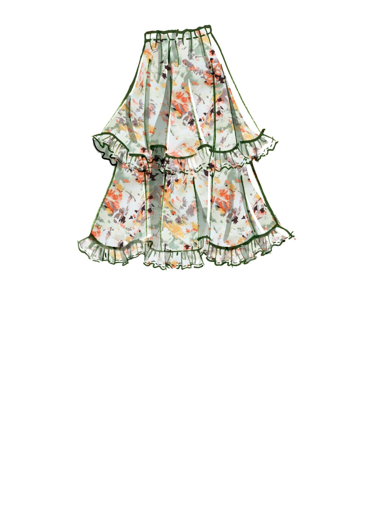 McCall's Sewing Pattern M8150 Misses' Skirts #TillaryMcCalls