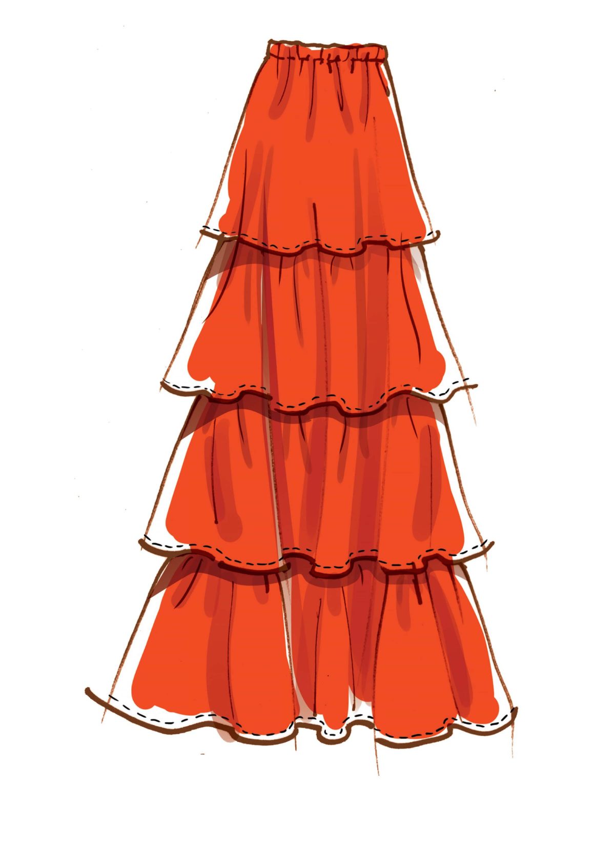 McCall's Sewing Pattern M8150 Misses' Skirts #TillaryMcCalls