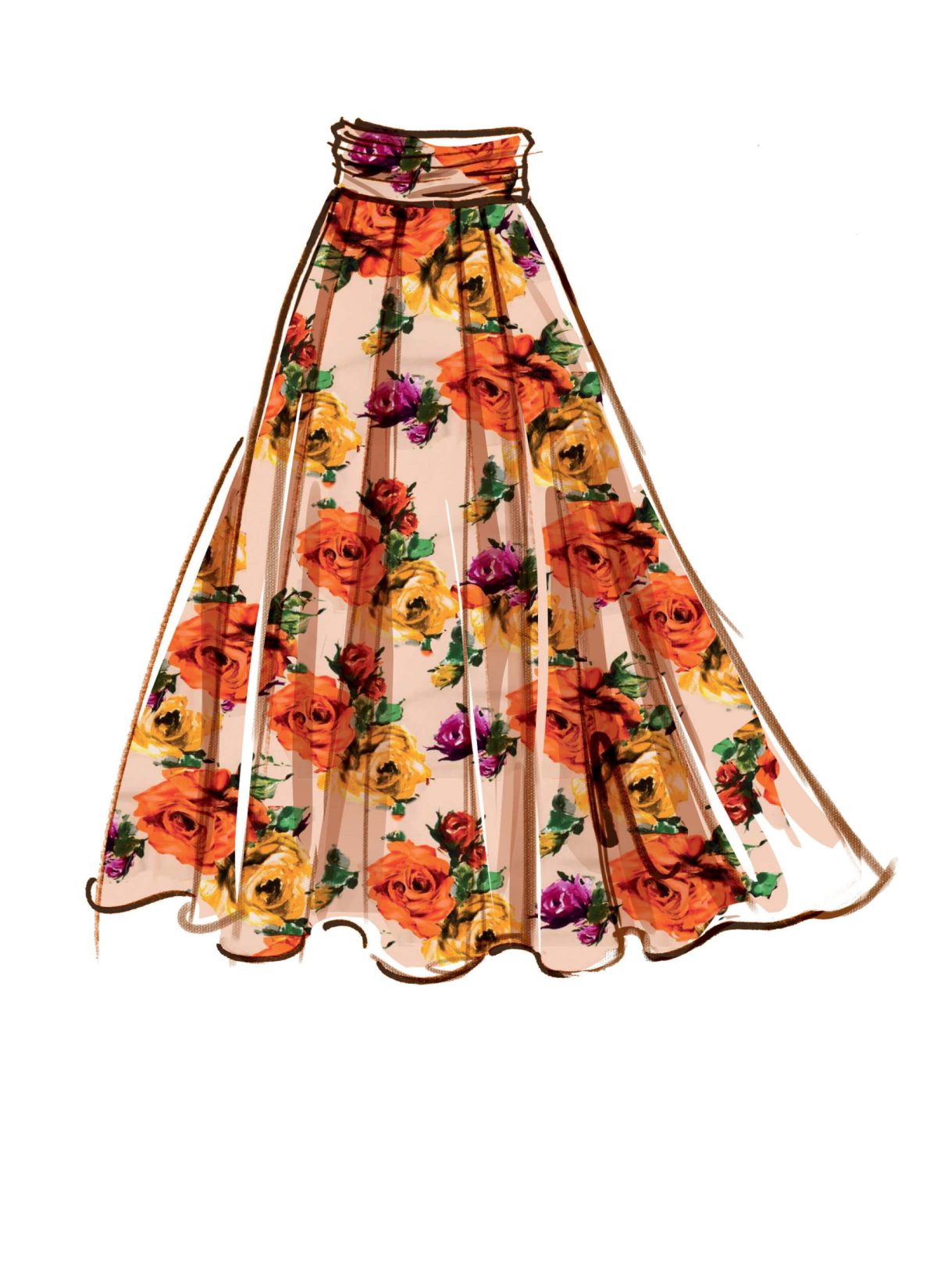 #PearlMcCalls - Misses' Top and Skirts