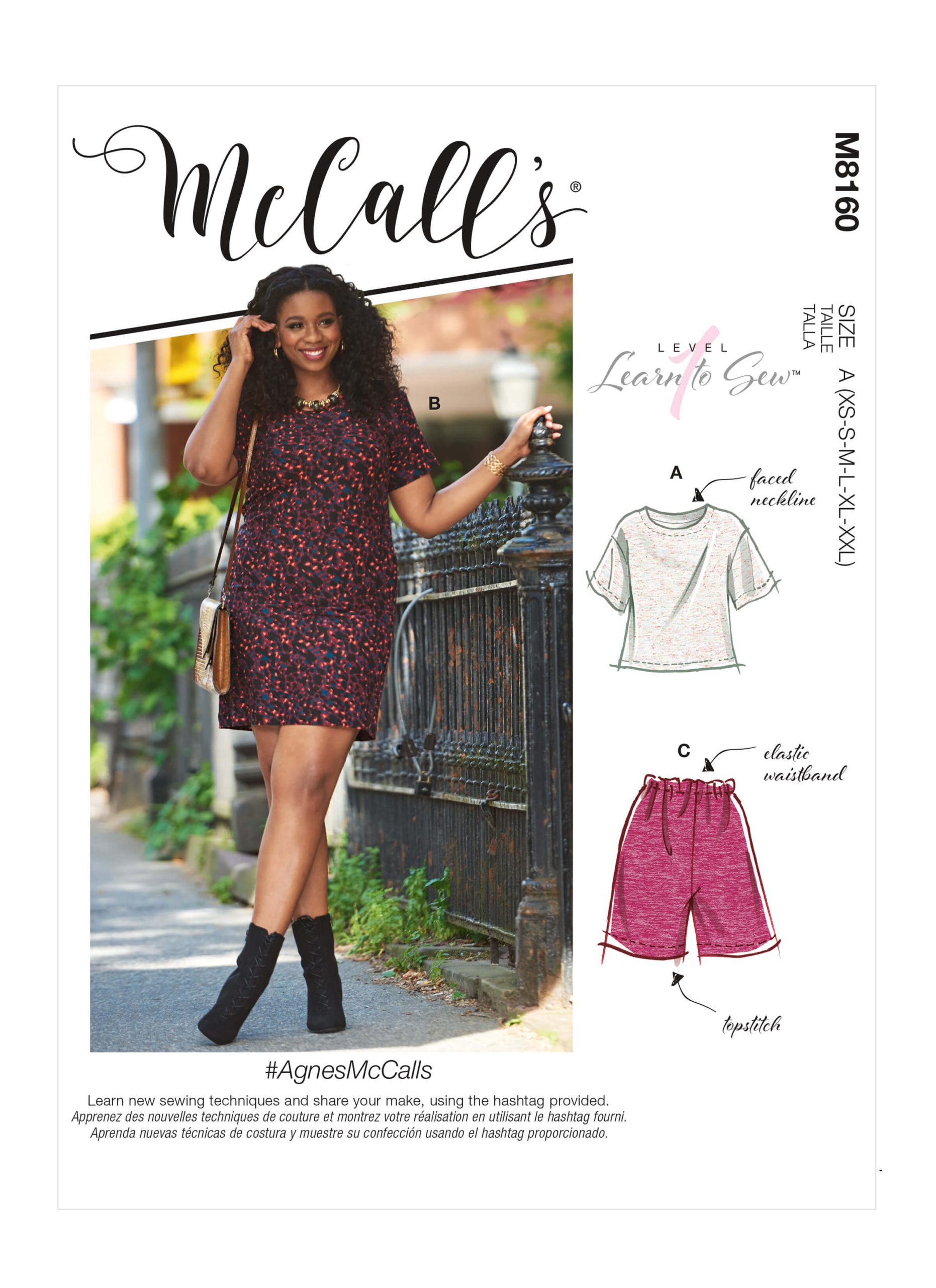 McCall’s Sewing Pattern M8160 Misses’ Sportswear
