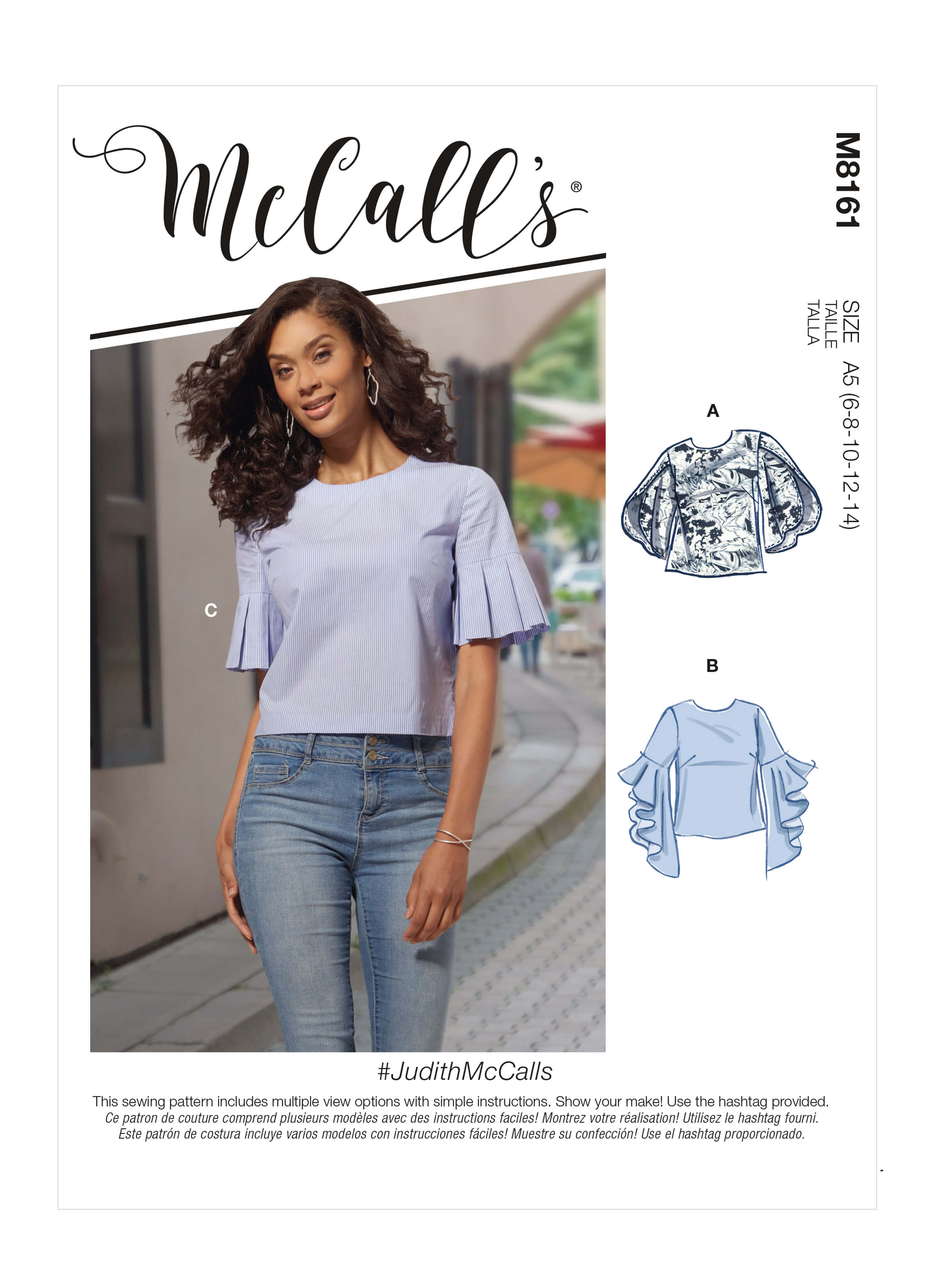 McCall's Sewing Pattern M8161 Misses' Top and Vest