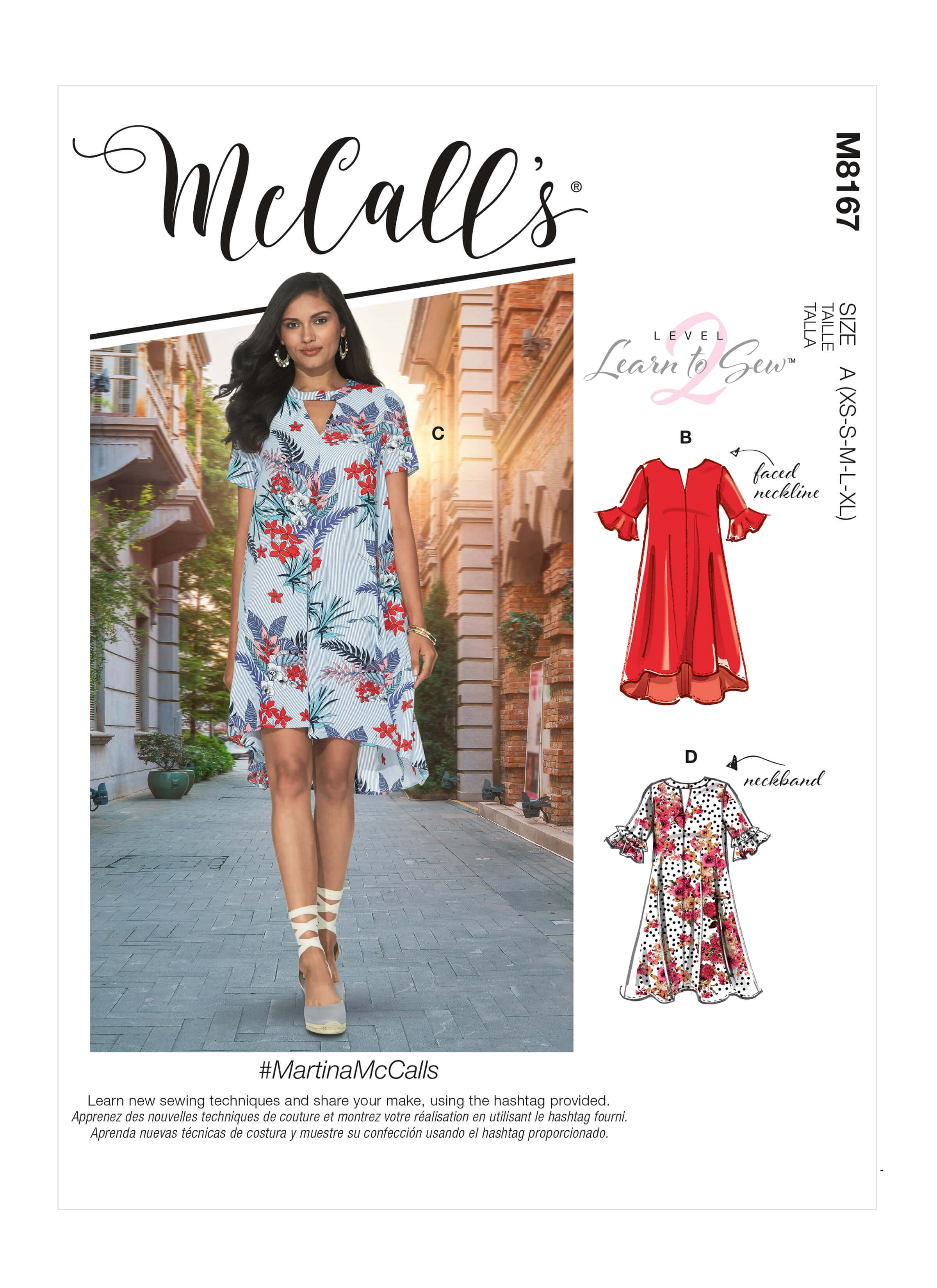McCall's Sewing Pattern M8167 Misses' Dress