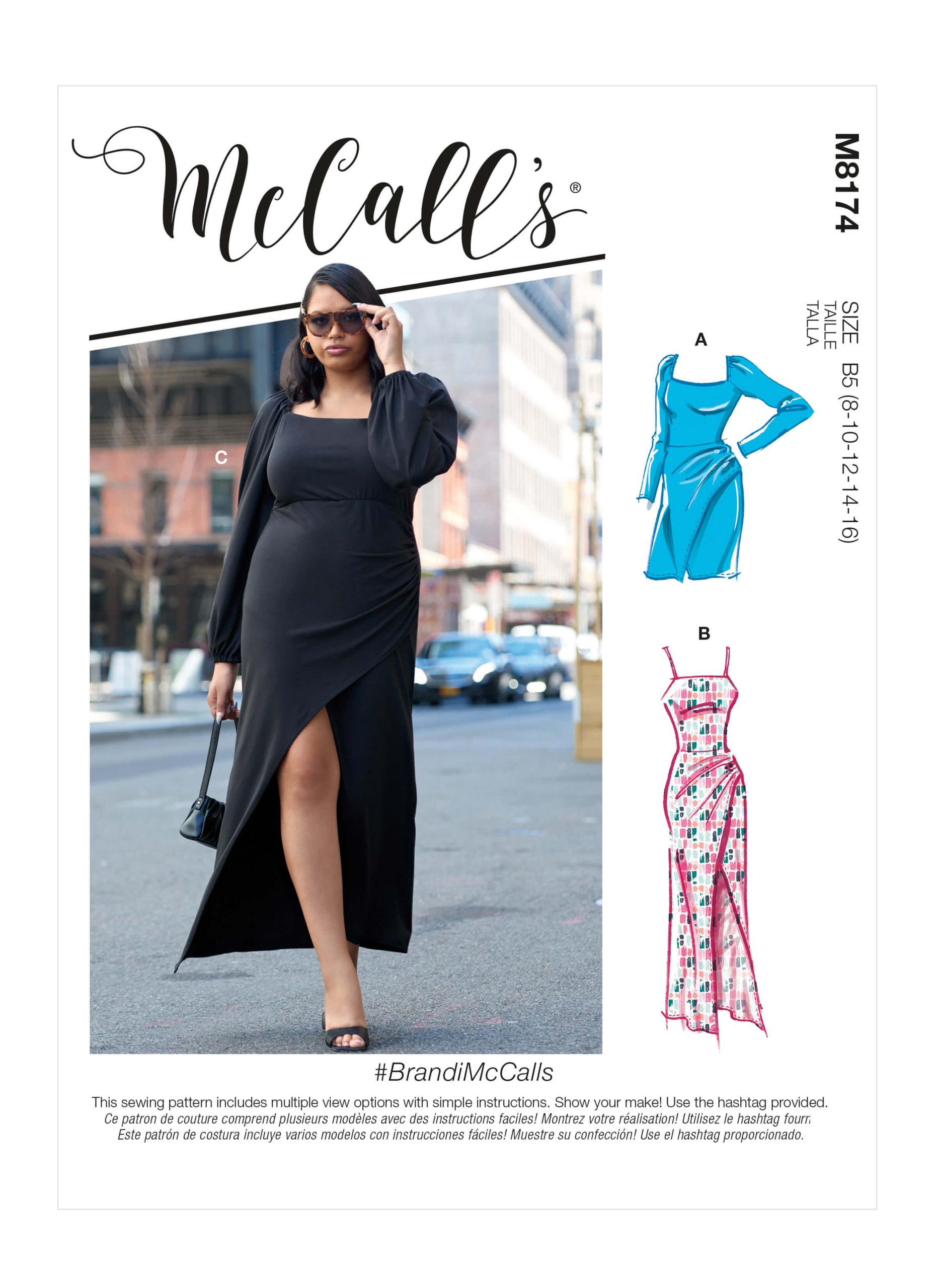 McCall’s Sewing Pattern #BrandiMcCalls – Misses’ and Women’s Dresses