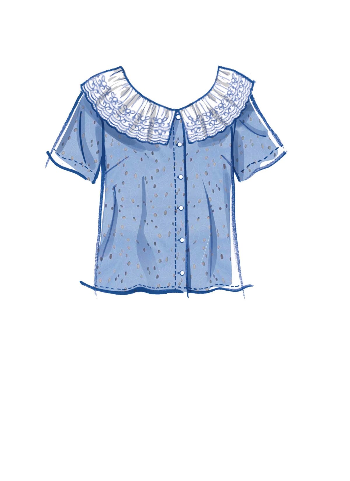 #MalloryMcCalls M8180 - Misses' Tops