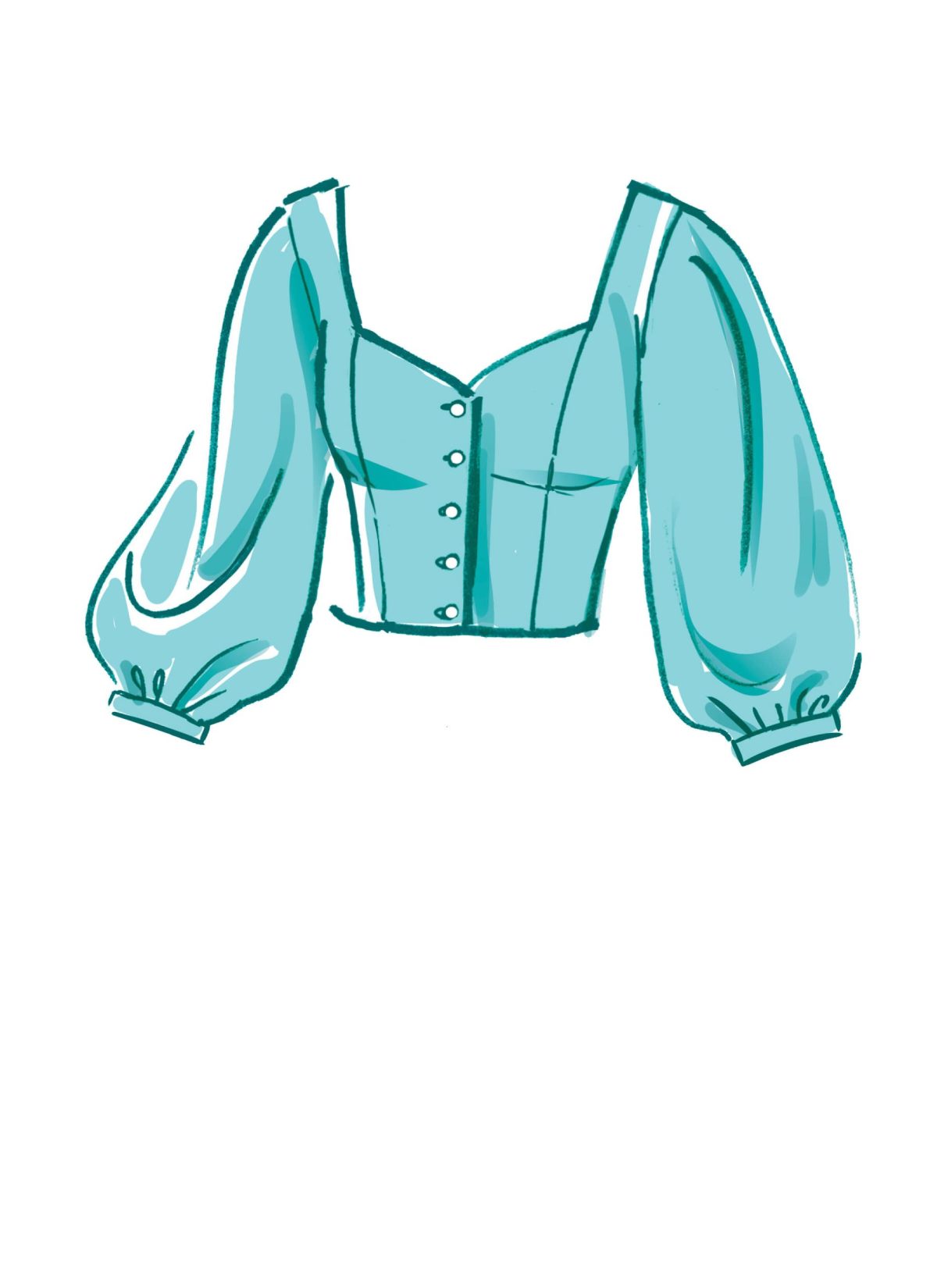 #JenniferMcCalls M8181 - Misses' Tops