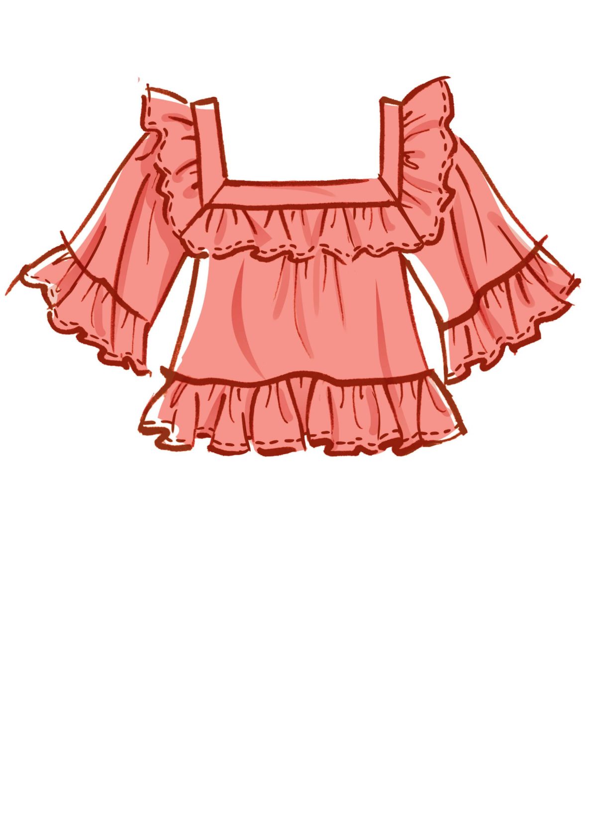 McCall's Sewing Pattern M8202 Misses' Tops