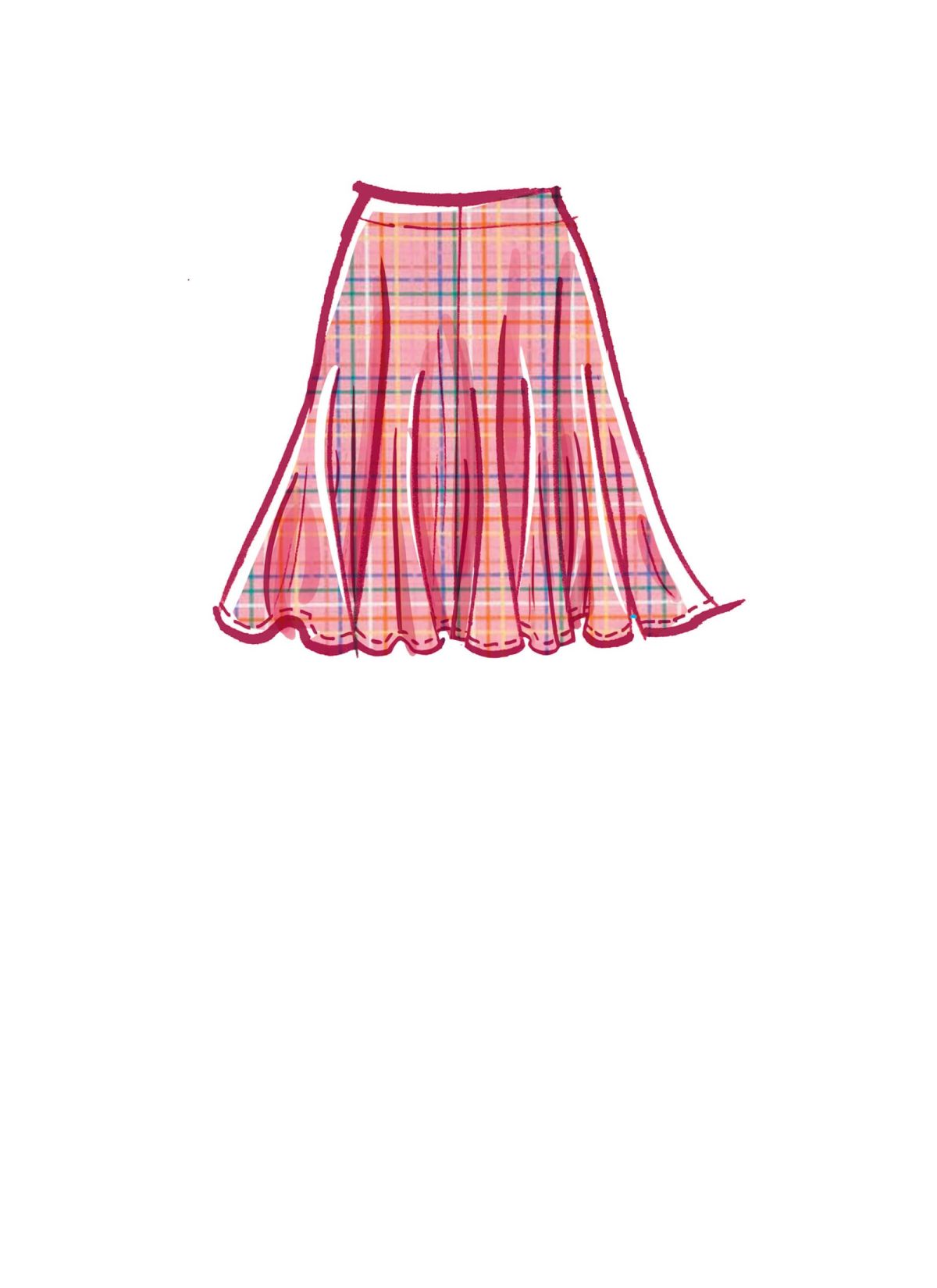 McCall's Sewing Pattern M8205 Misses' Skirts