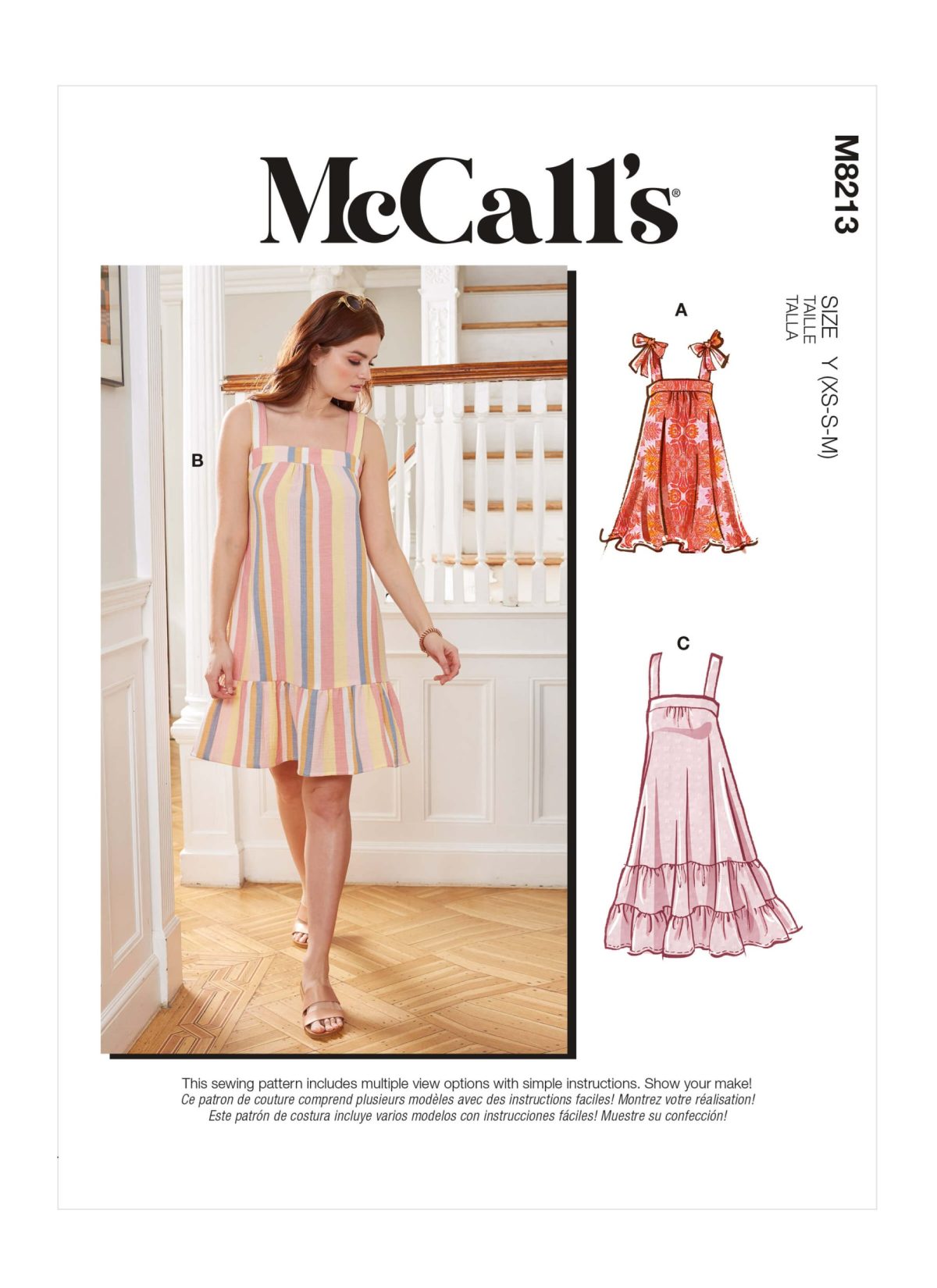 McCall's Sewing Pattern M8213 Misses' Dresses