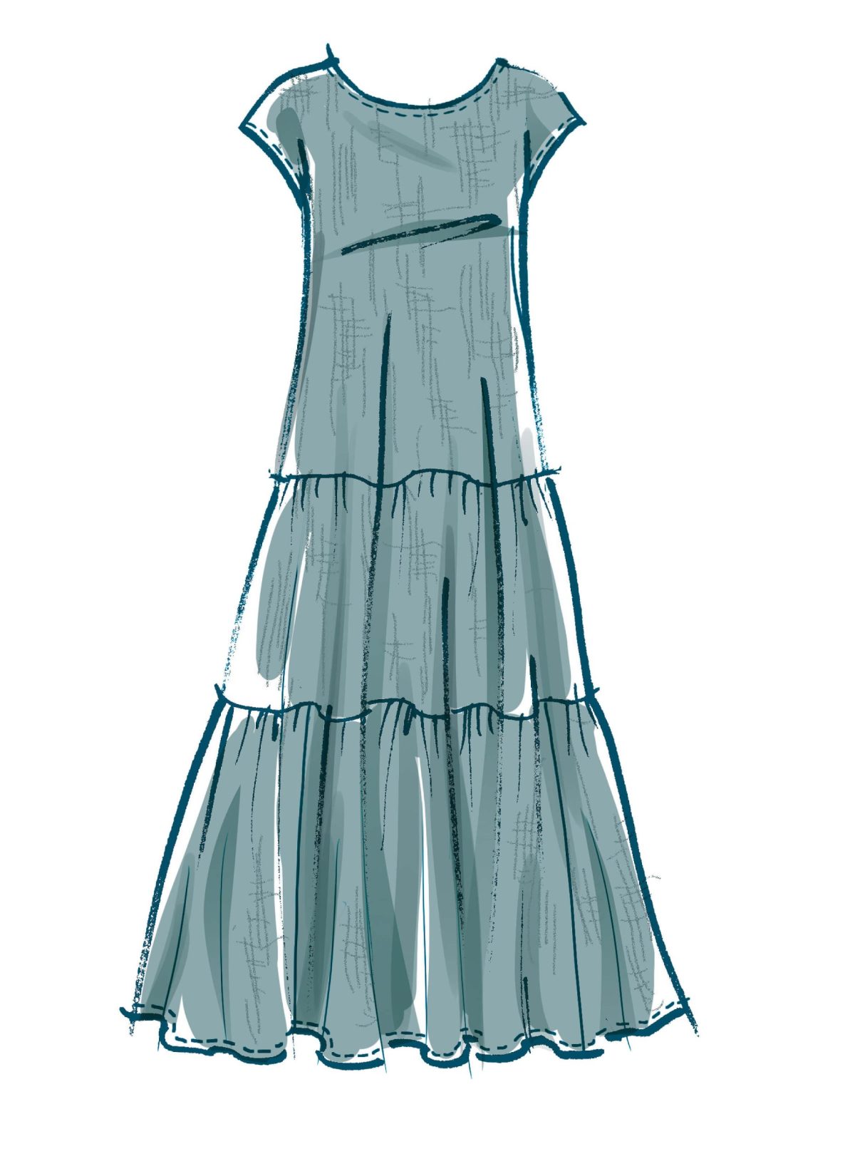 McCall's Sewing Pattern M8214 Misses' Dresses & Mask