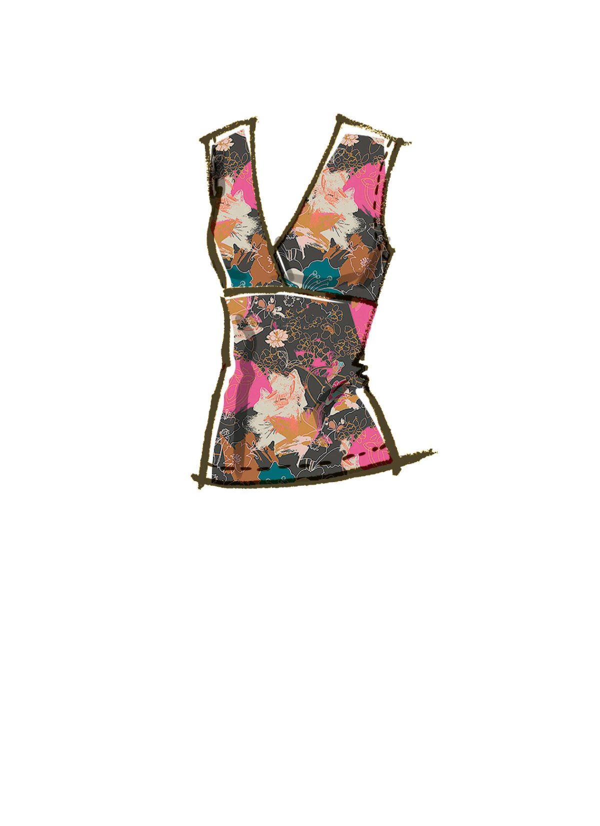 McCall's Sewing Pattern M8219 Misses' Top