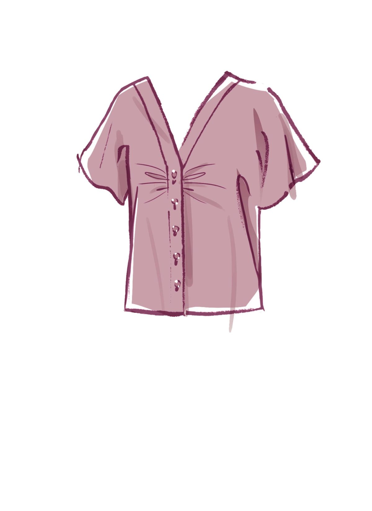 McCall's Sewing Pattern M8220 Misses' Tops & Mask