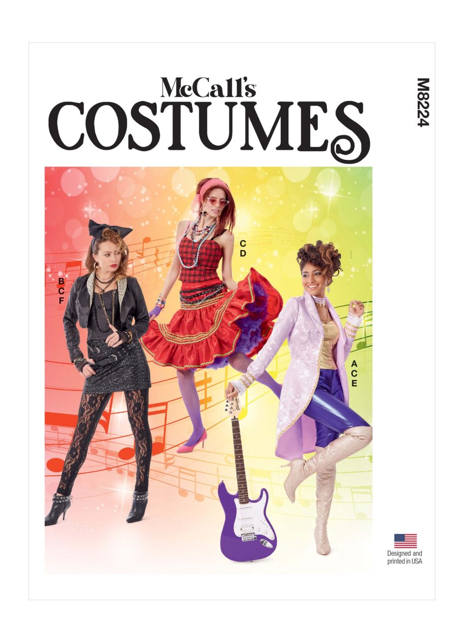 McCall's Sewing Pattern M8224 Misses' Costumes