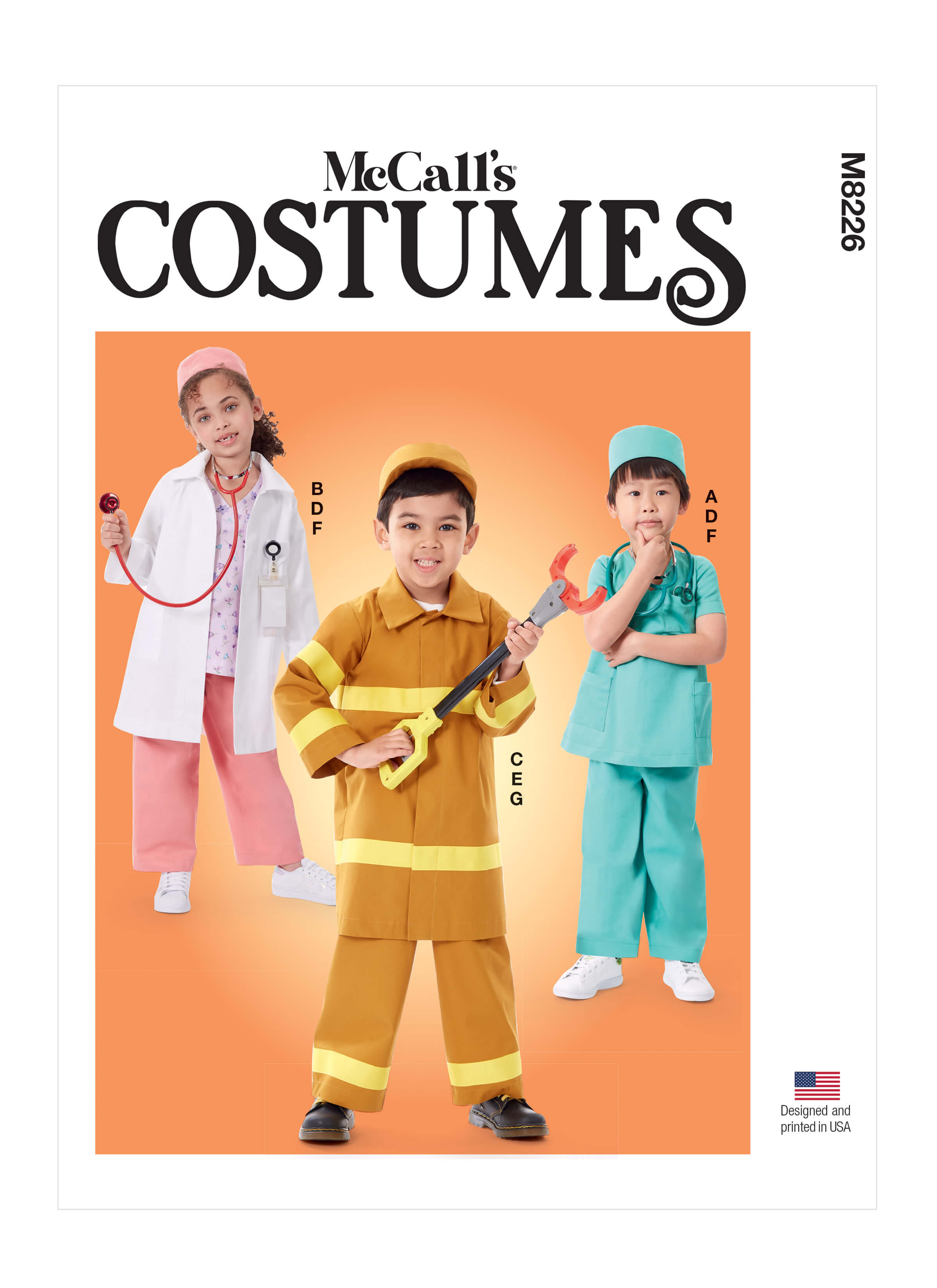 McCall's M8226 Children's First Responder Costume