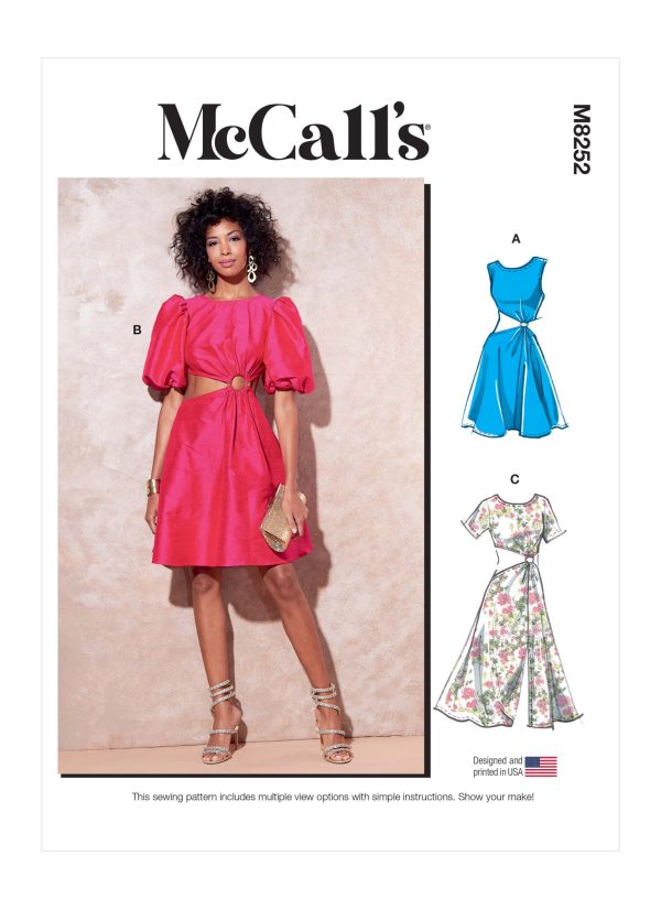 McCall's Sewing Pattern M8252 Misses' Dresses