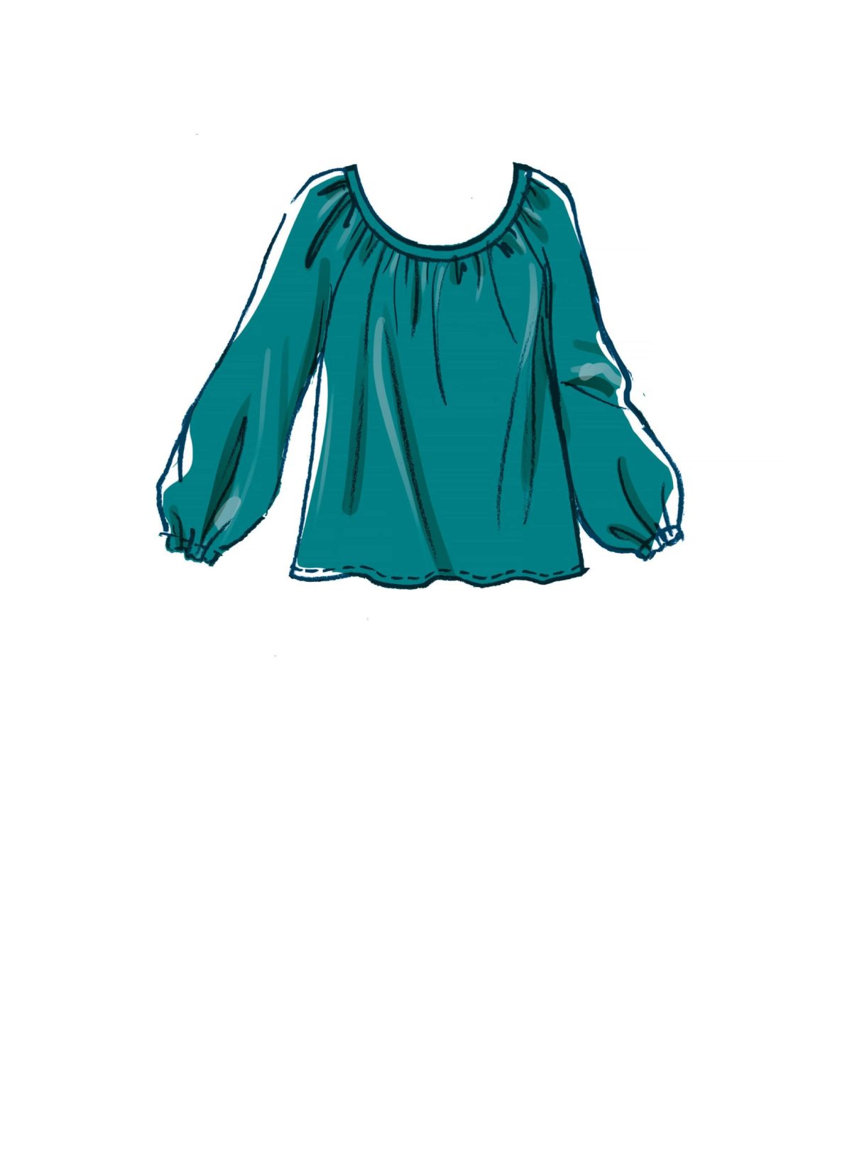 McCall's Sewing Pattern M8256 Misses' Tops