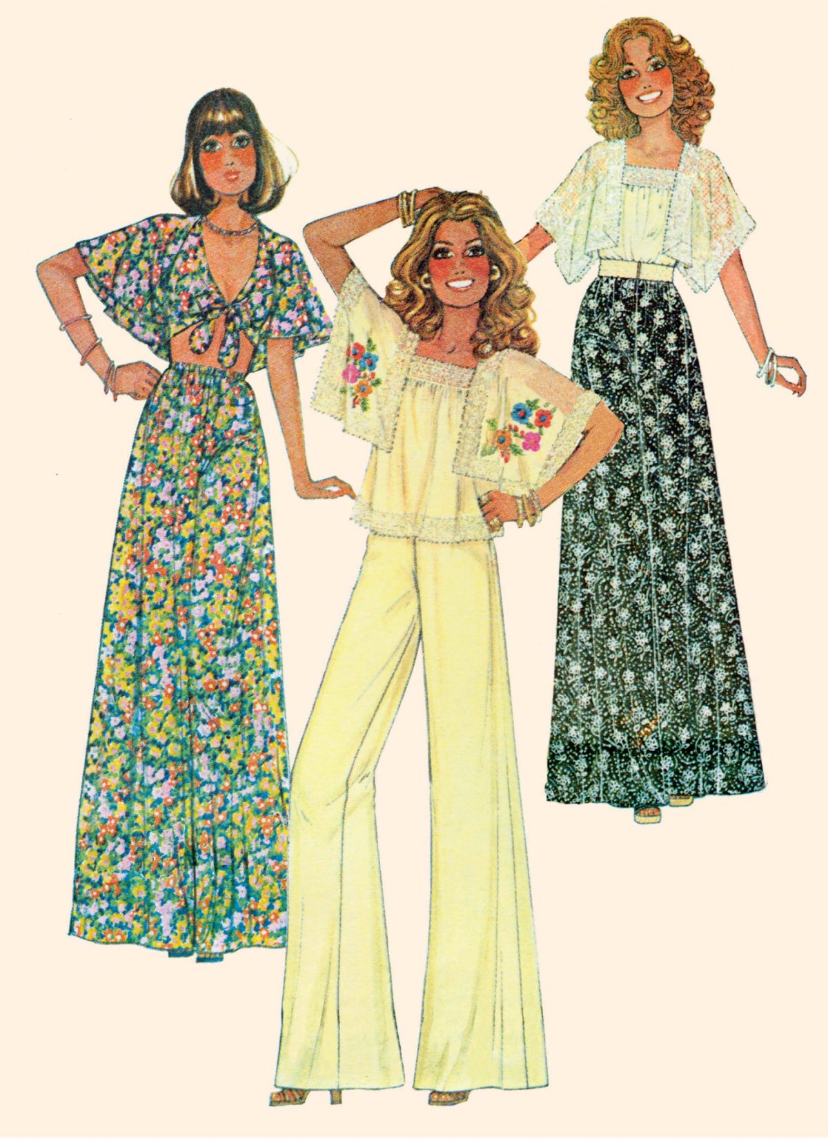 McCall's Sewing Pattern M8257 Misses' Tops, Skirt and Trousers