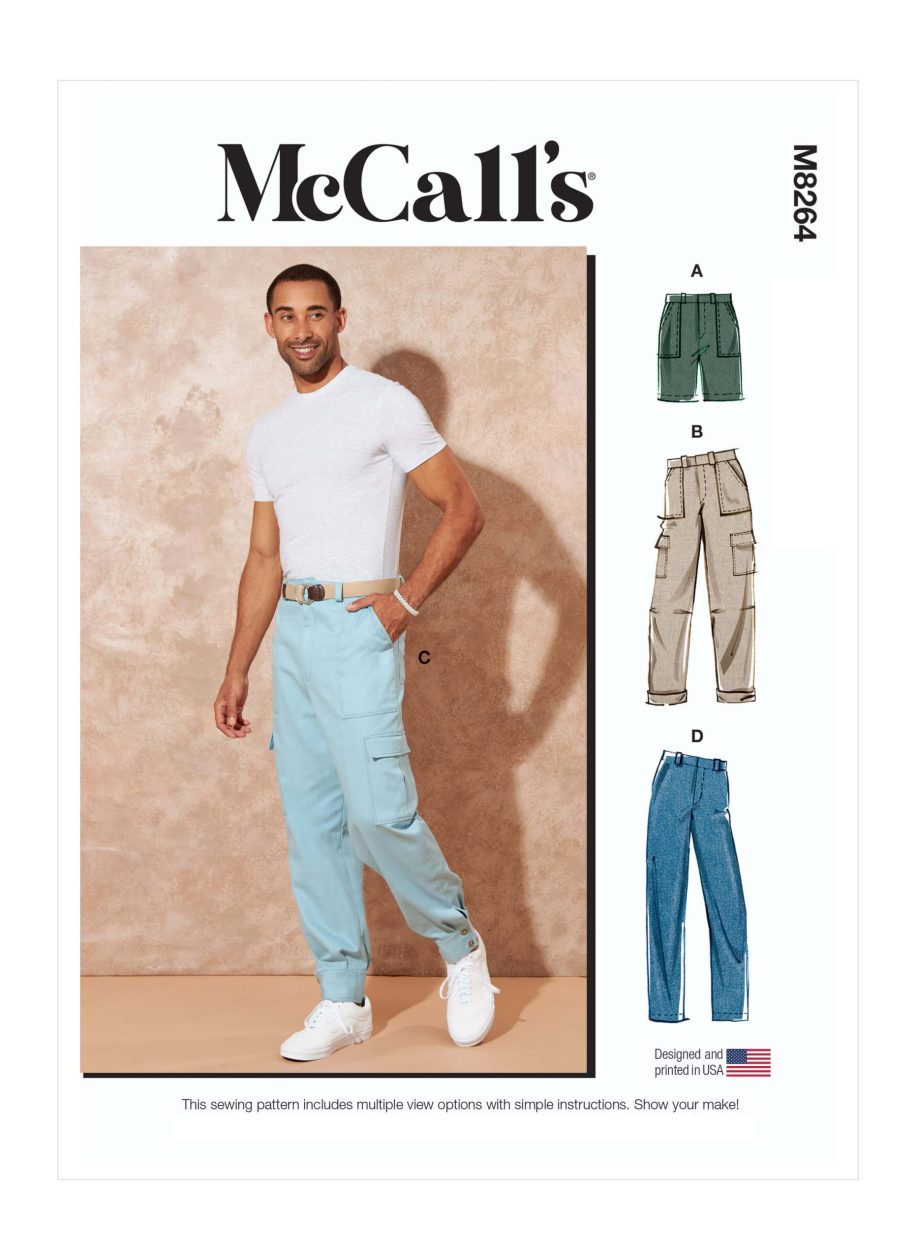 McCall's Sewing Pattern M8264 Men's Shorts and Trousers