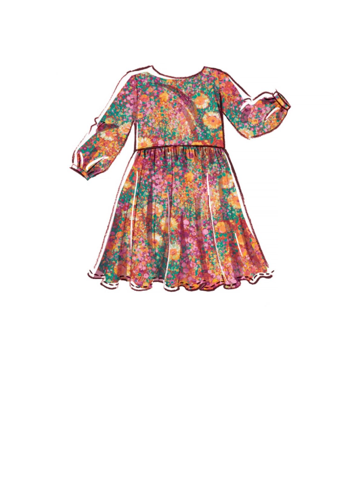 McCall's Sewing Pattern M8266 Toddlers' Dresses