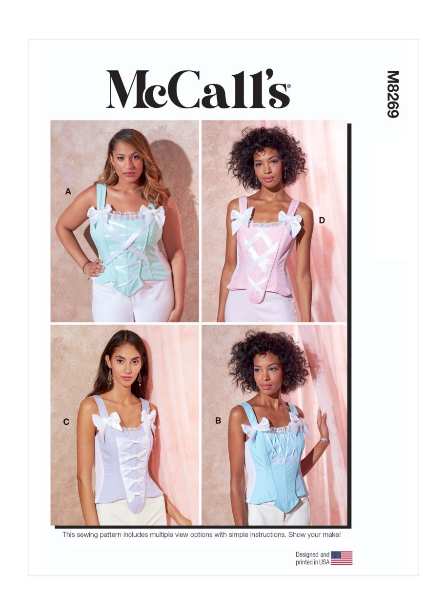 McCall's Sewing Pattern M8269 Misses' Corsets